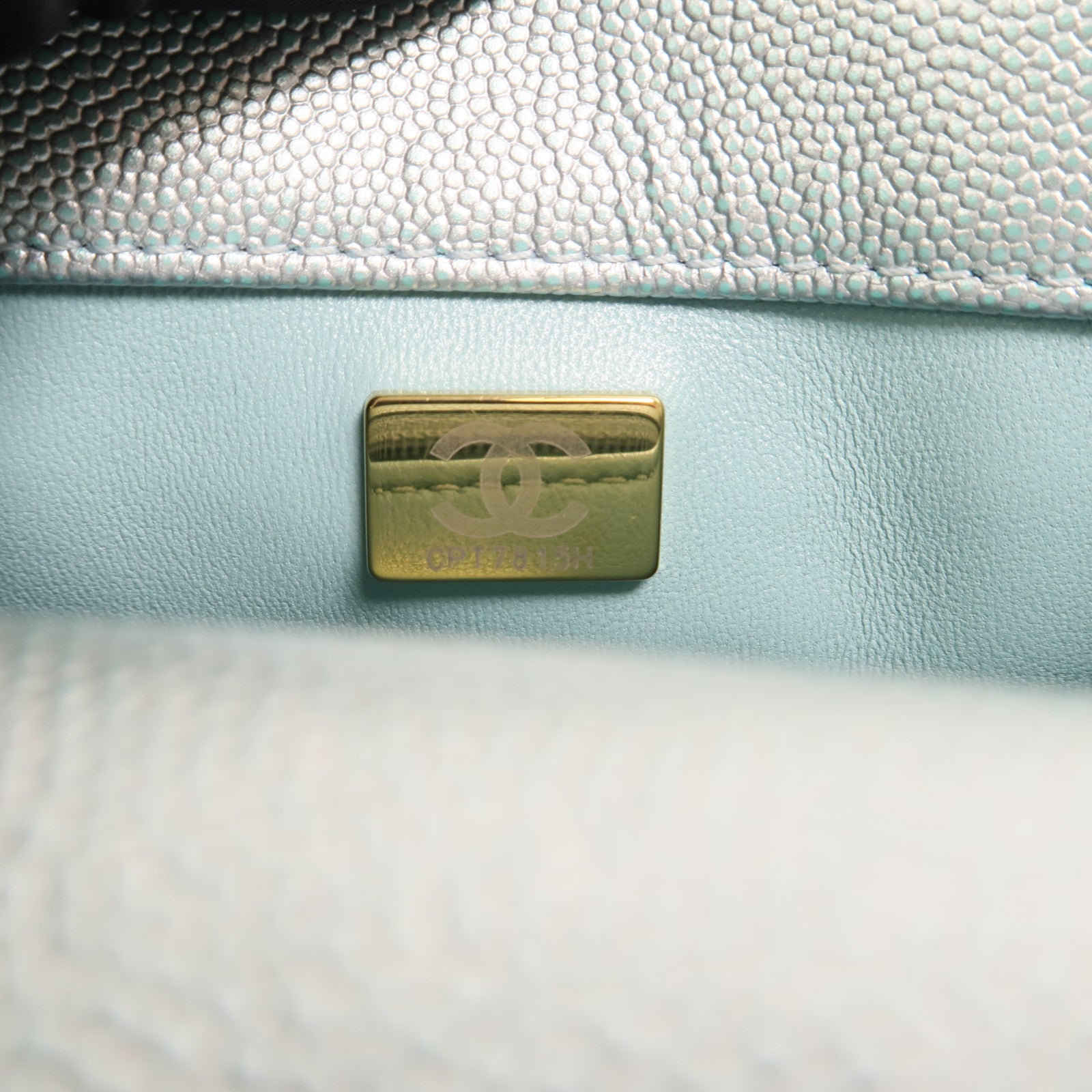 CHANEL 牛皮皮革Coco Handle Mini金扣鏈帶手挽肩背兩用袋