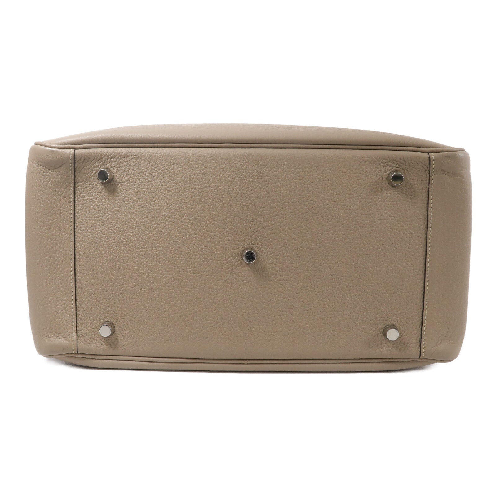 HERMES Clemence皮革Lindy 34手挽肩背兩用袋Gris Tourterelle