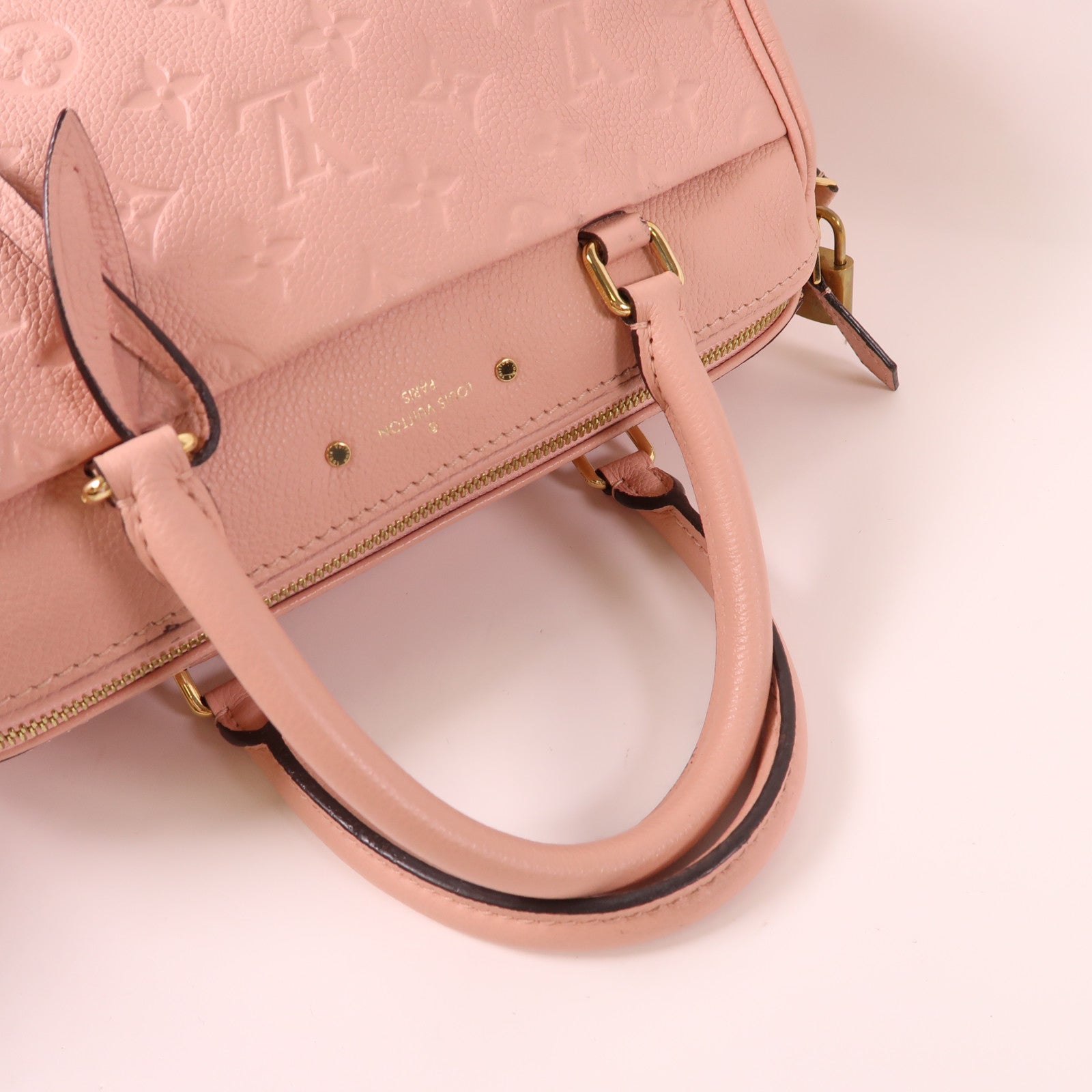 LOUIS VUITTON Monogram Empreinte Speedy Bandouliere 25金扣手挽肩背兩用袋