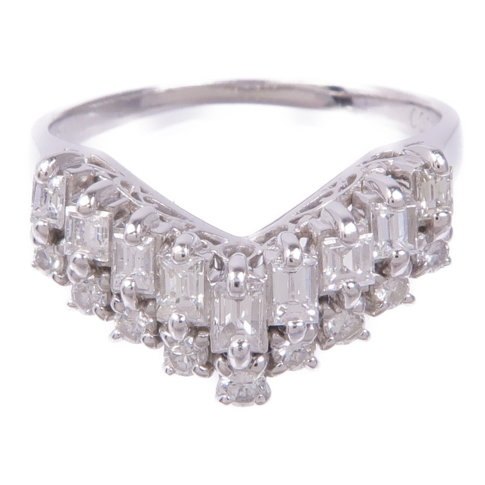 JEWELRY PT900鉑金Diamond Ring鑽石戒指US#6