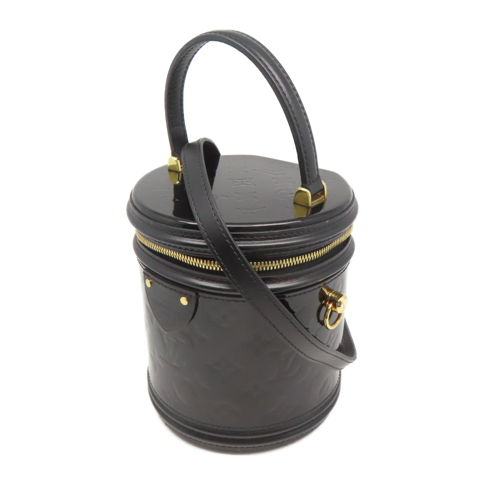 LOUIS VUITTON **【激減優惠】Monogram Vernis Cannes金扣手挽肩背兩用袋黑色
