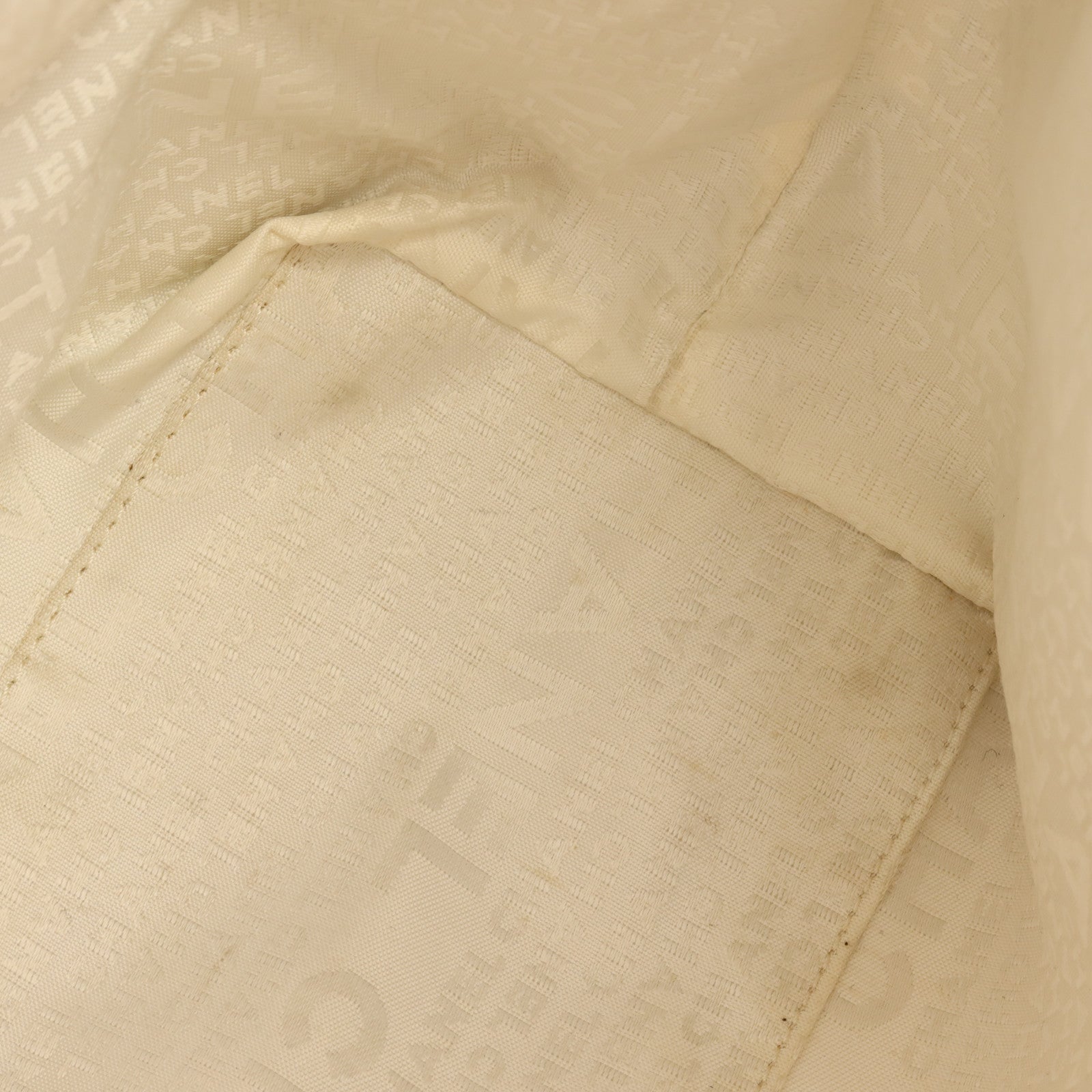 CHANEL 帆布Tote Bag金扣手挽袋