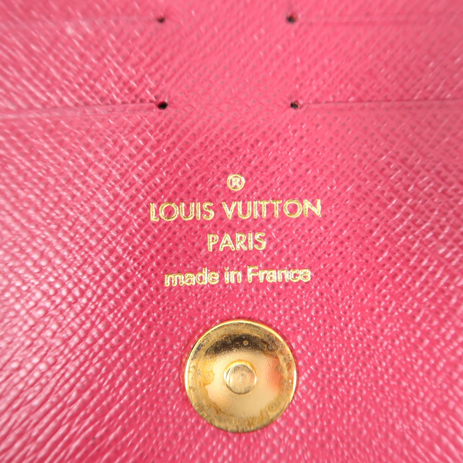 LOUIS VUITTON Monogram Adele金扣長錢包