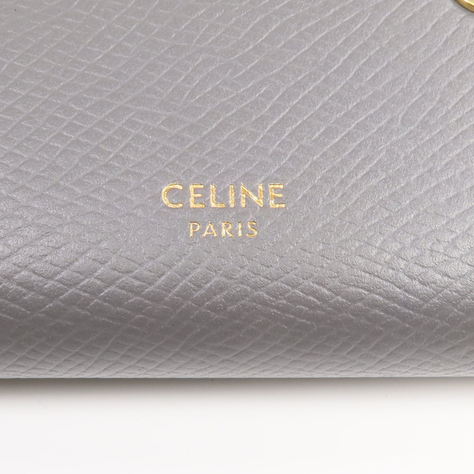 CELINE 牛皮皮革Wallet金扣錢包