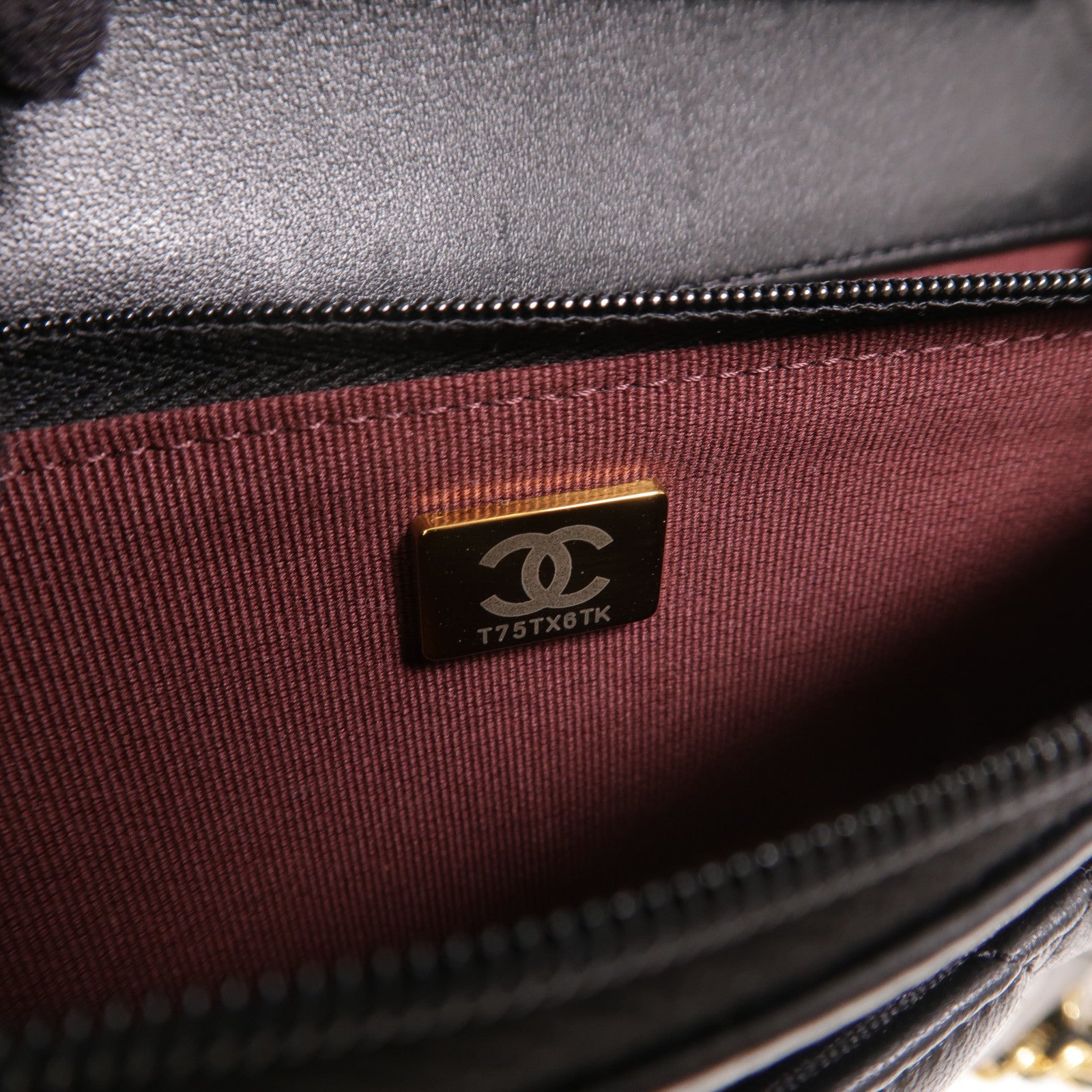 CHANEL 羊皮皮革Wallet On Chain鏈帶肩背袋