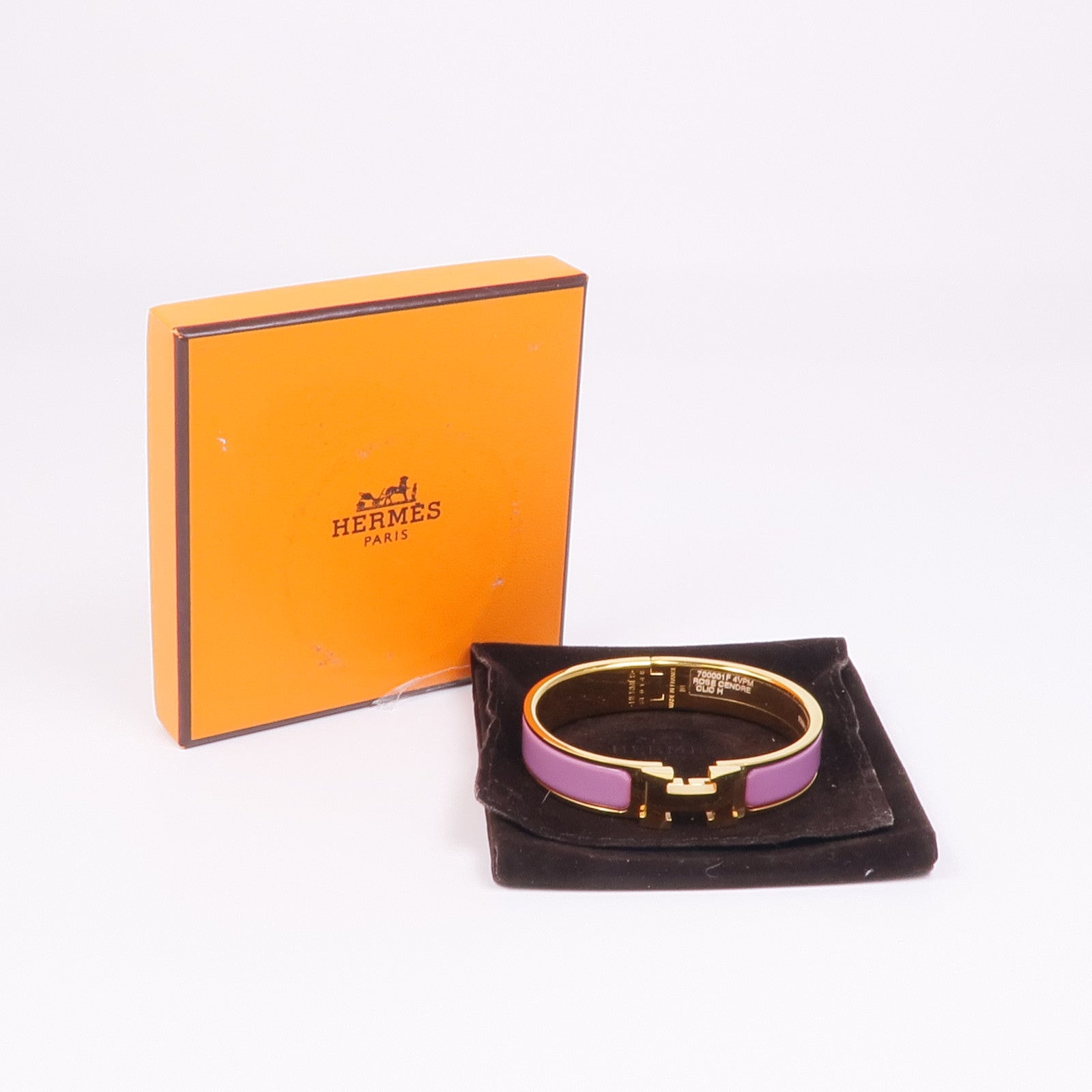 HERMES 琺瑯/金屬Clic H Bracelet手鐲