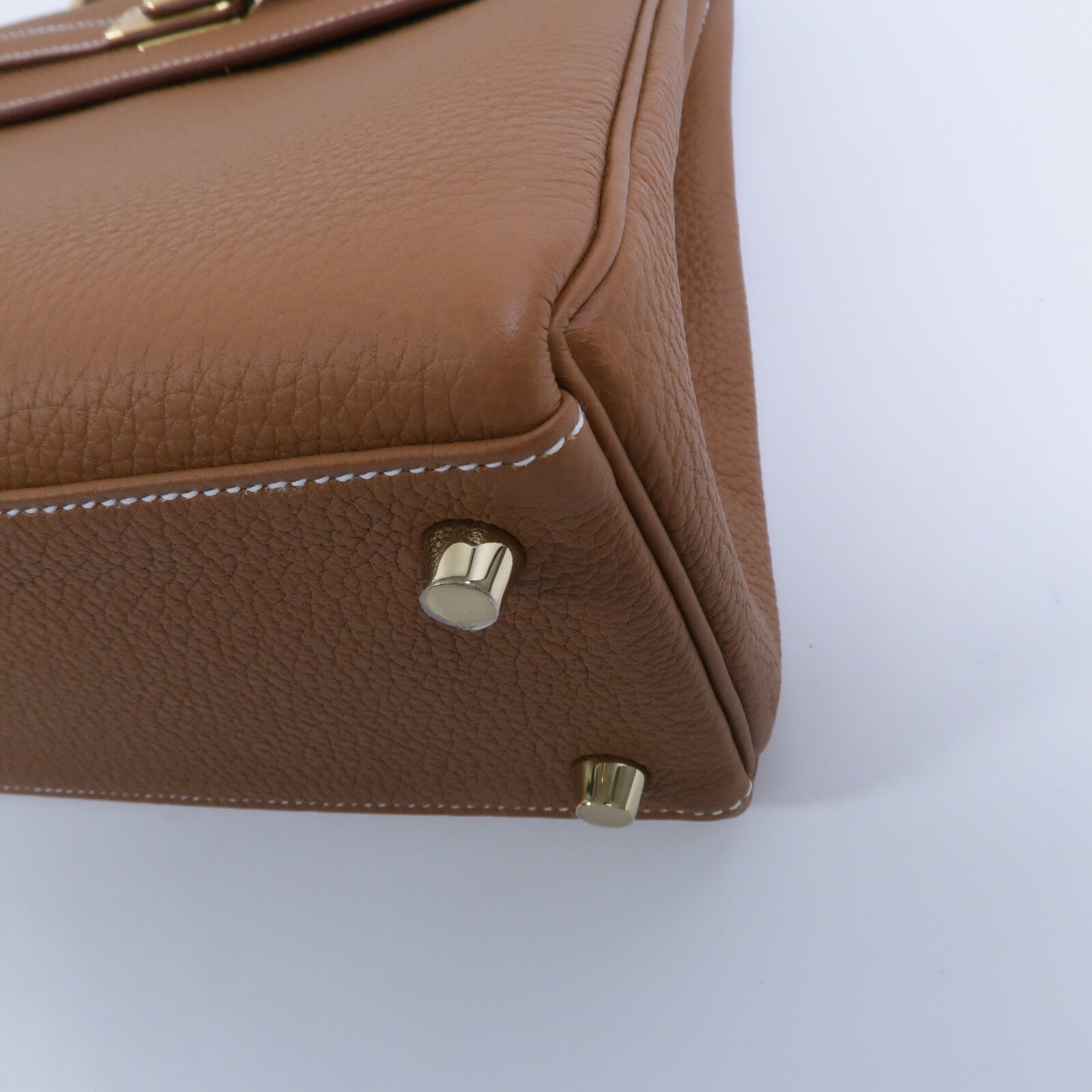 HERMES Togo皮革Kelly 25手挽肩背兩用袋Gold