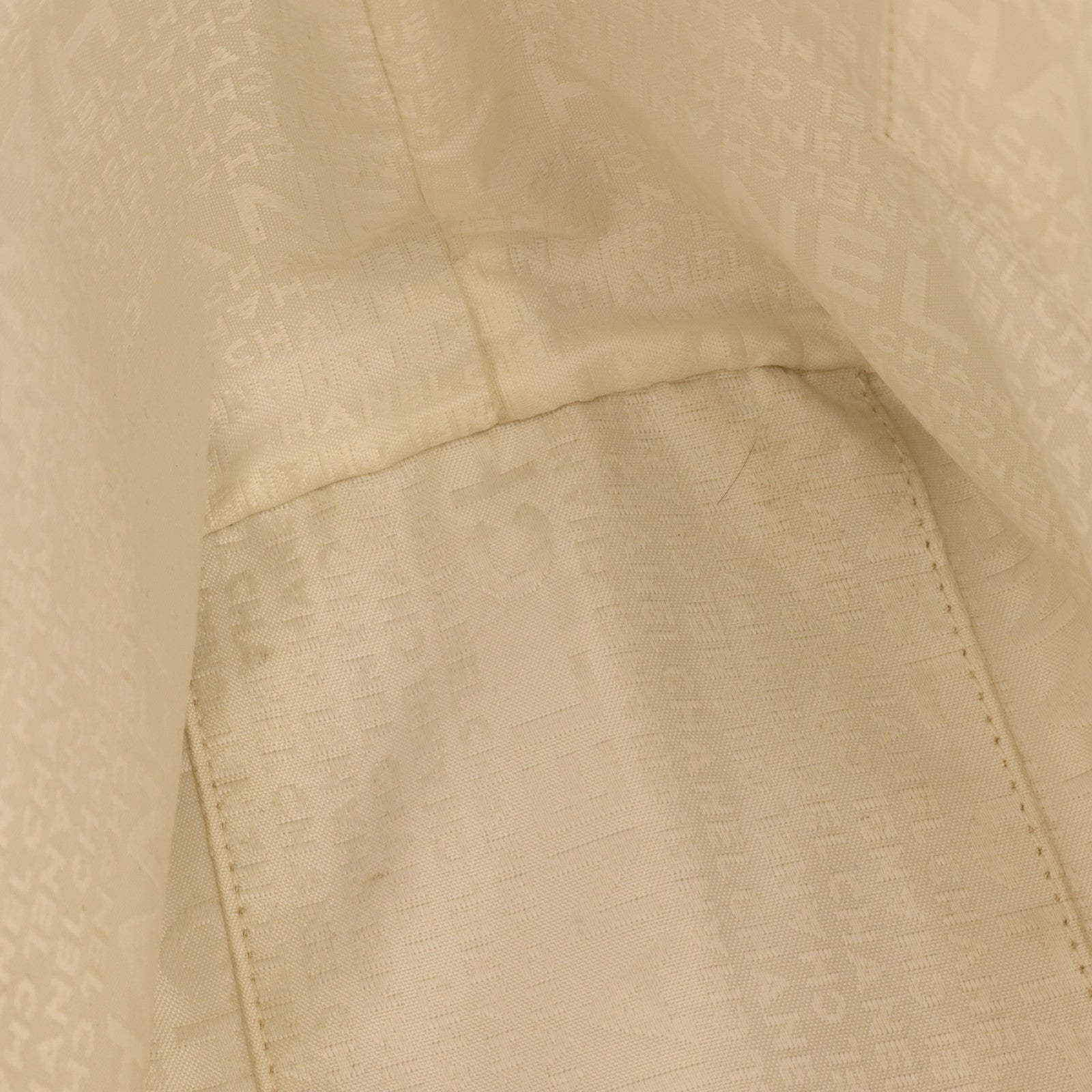 CHANEL 帆布Tote Bag金扣手挽袋