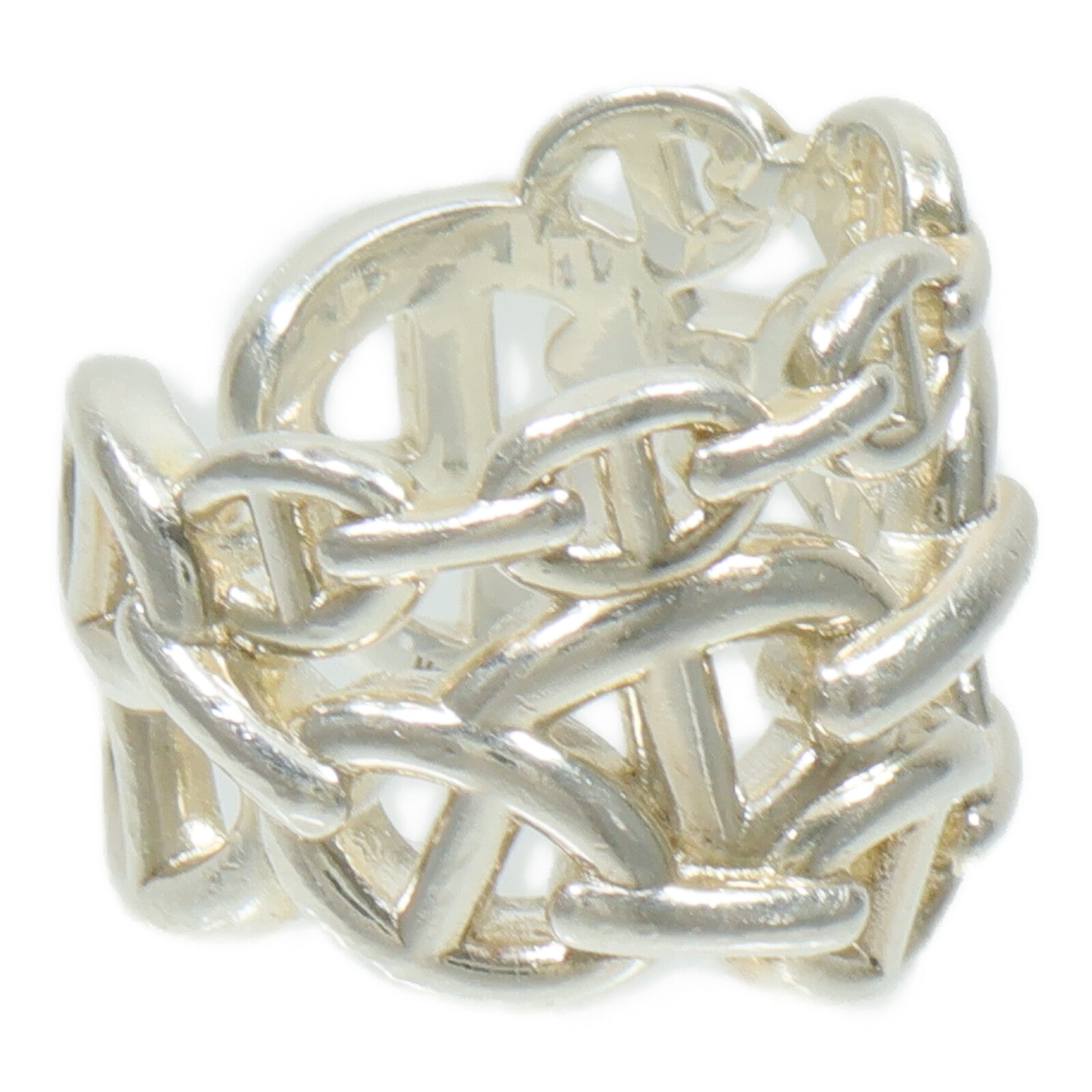 HERMES 925純銀Chaine d'Ancre Enchainee Large Ring戒指