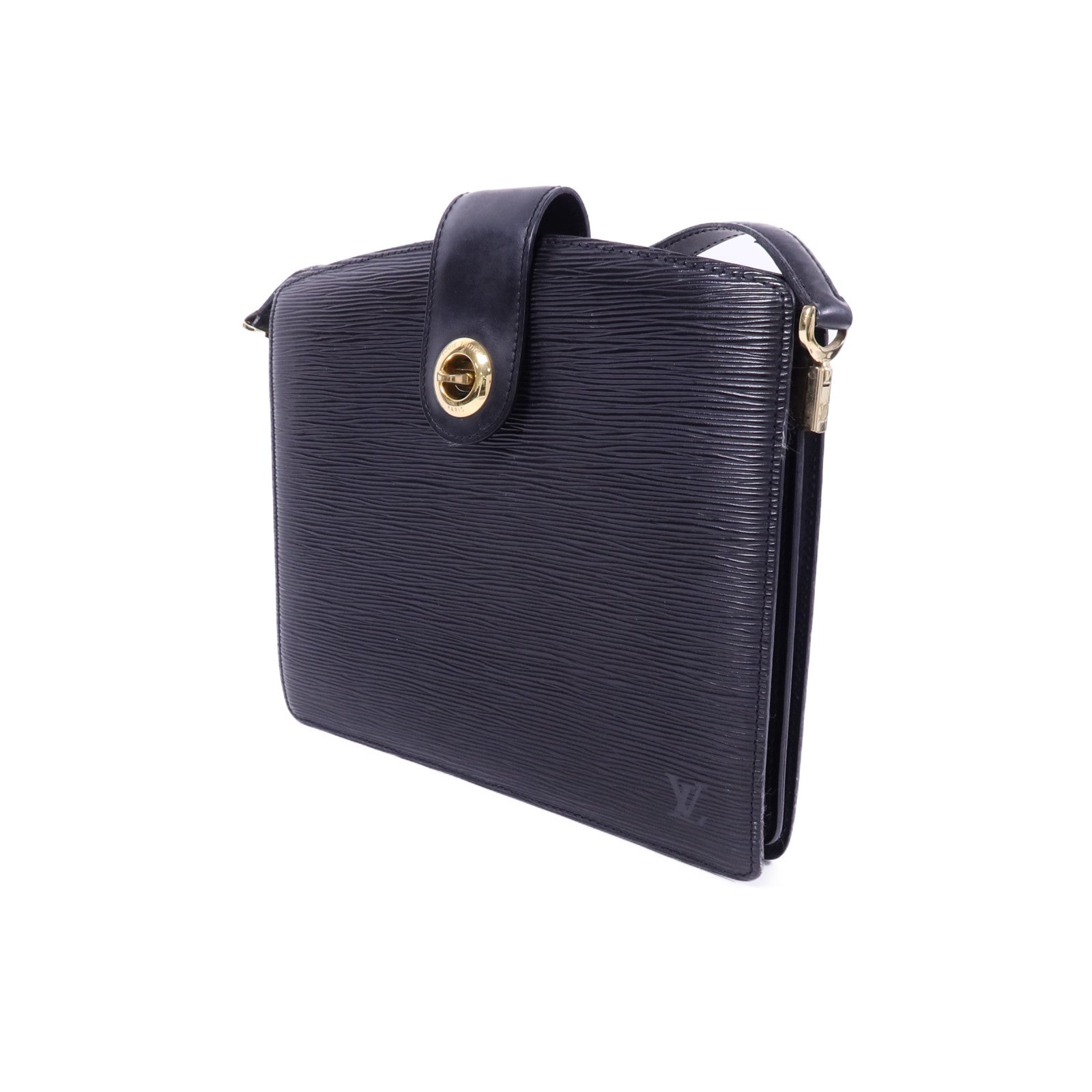 LOUIS VUITTON Epi Capuchin金扣肩背袋