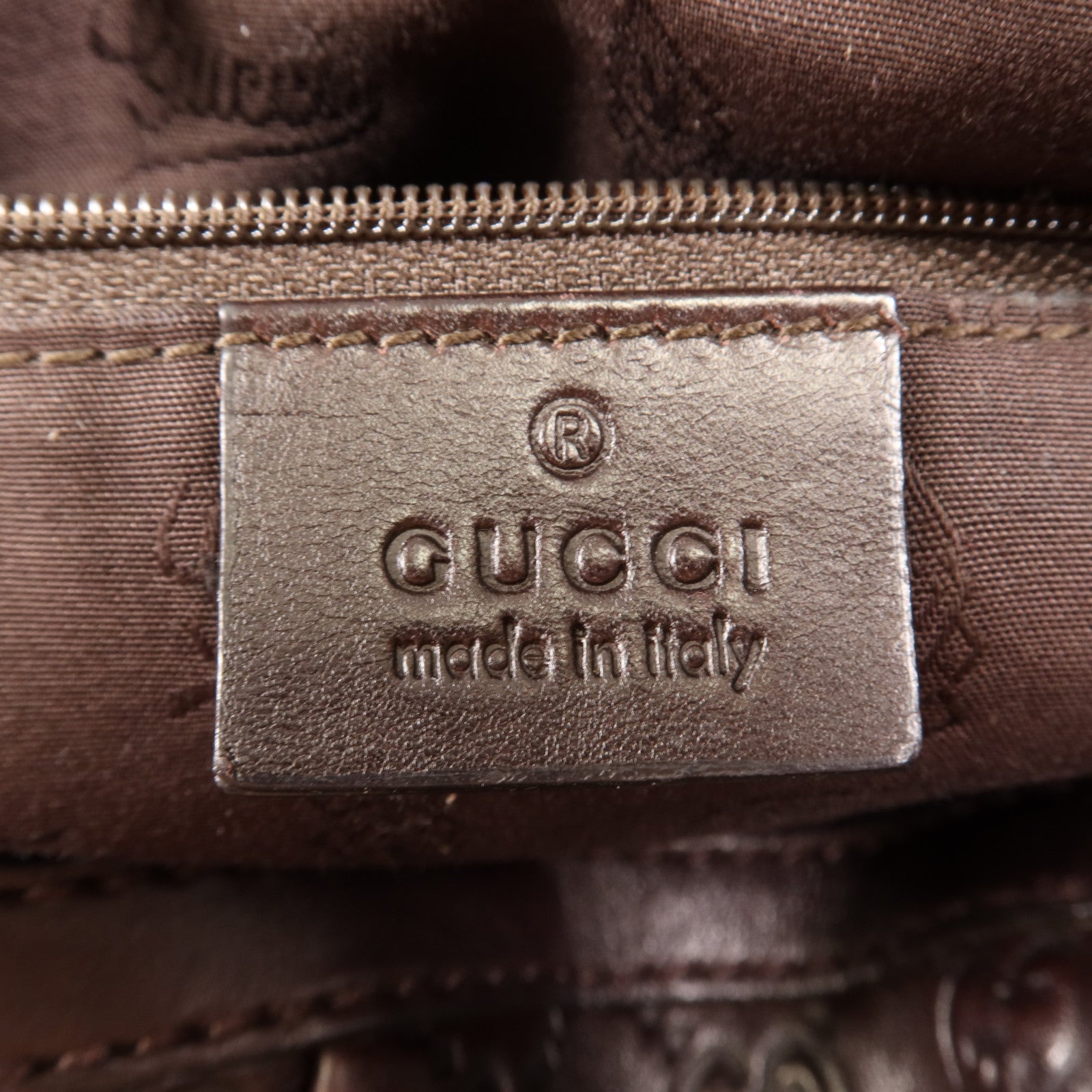 GUCCI 牛皮皮革2 Way Shoulder Bag金扣手挽肩背兩用袋