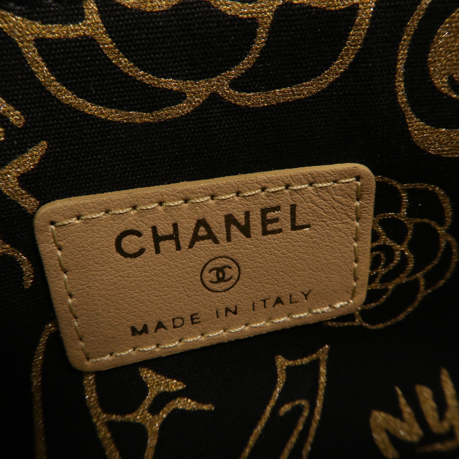 CHANEL 羊皮皮革Double Zip Clutch Bag鏈帶肩背袋