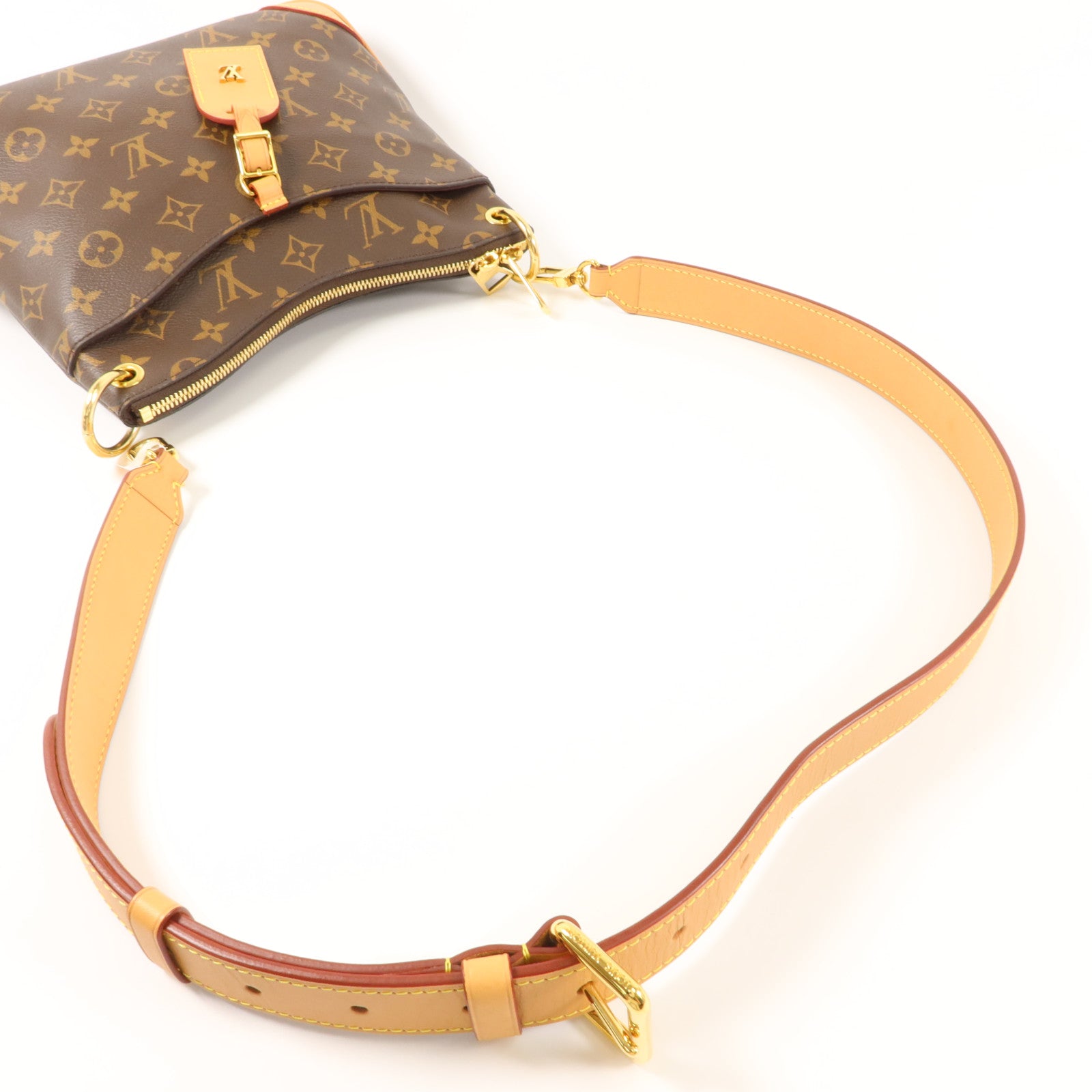LOUIS VUITTON Monogram Odeon PM金扣肩背袋