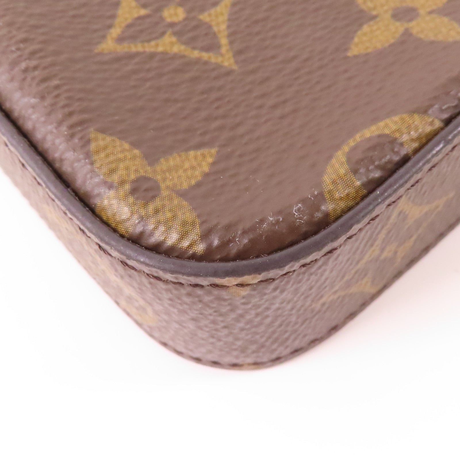 LOUIS VUITTON Monogram Pochette Felicie金扣鏈帶肩背袋