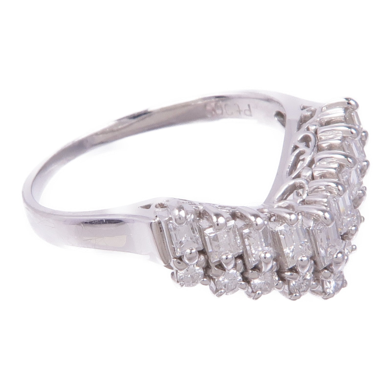 JEWELRY PT900鉑金Diamond Ring鑽石戒指US#6