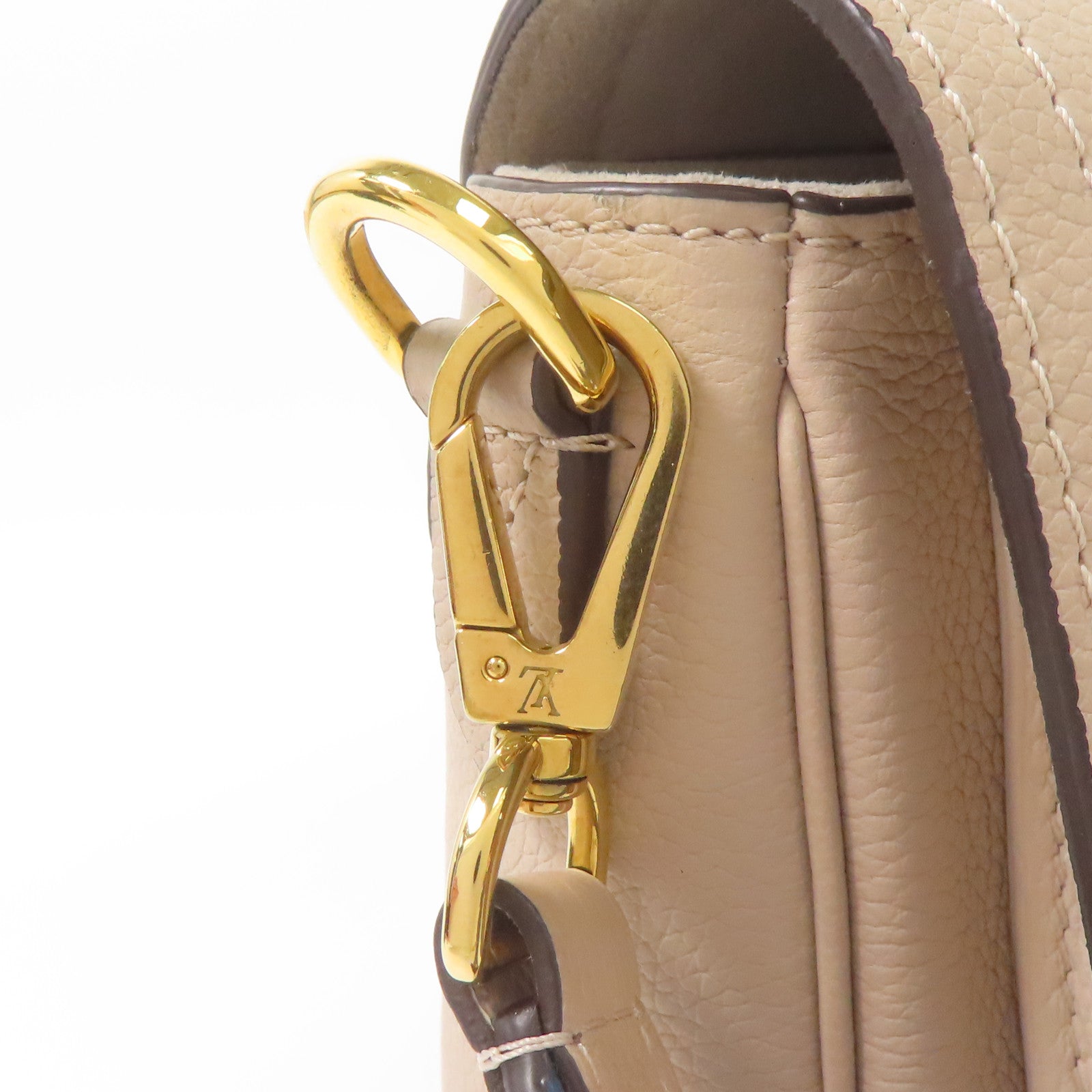 LOUIS VUITTON 牛皮皮革Lockme Tender金扣鏈帶肩背袋
