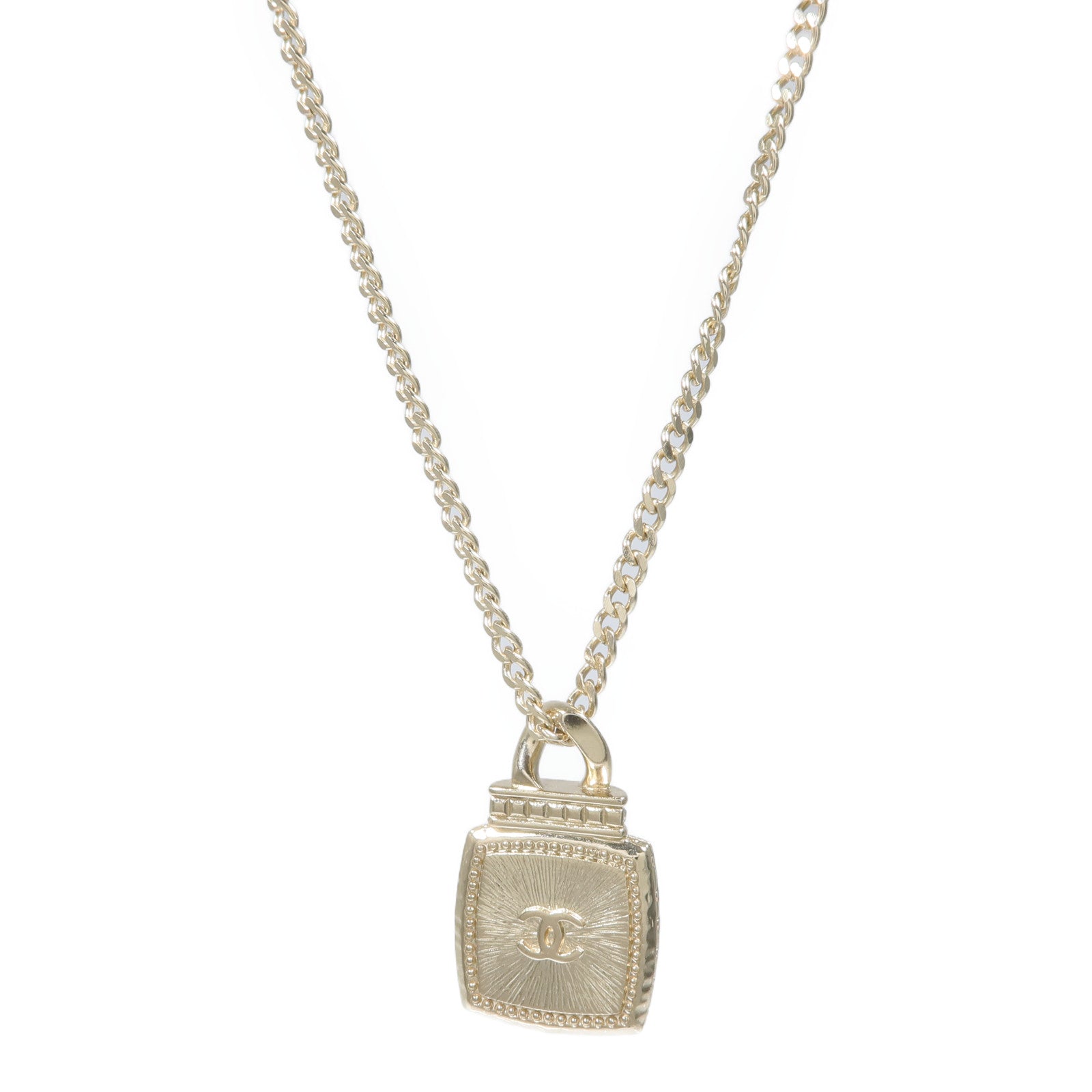 CHANEL PVC/金屬Necklace項鍊