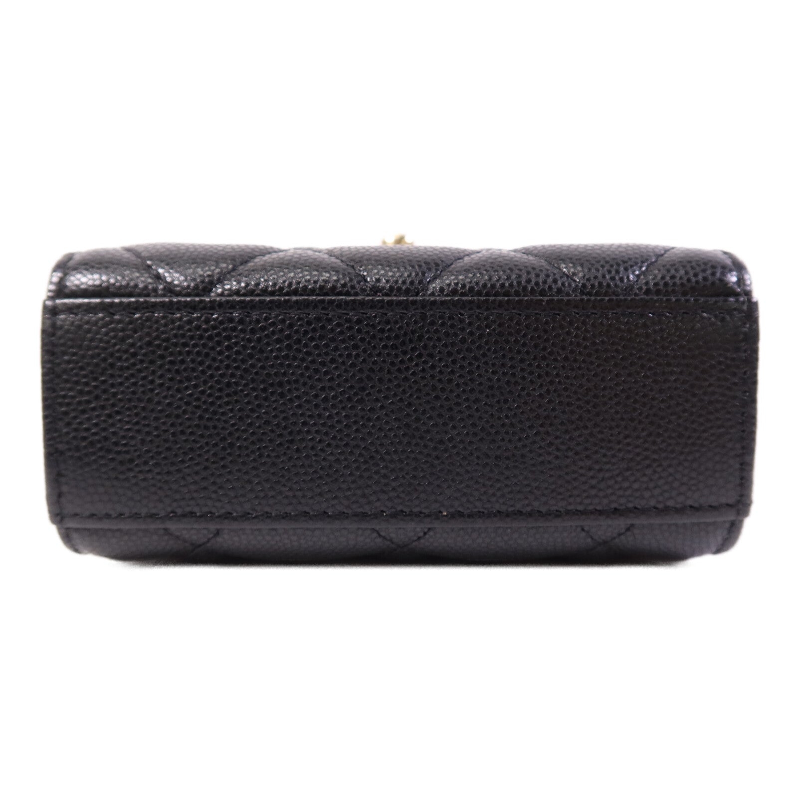 CHANEL 牛皮皮革Phone Bag金扣鏈帶肩背袋