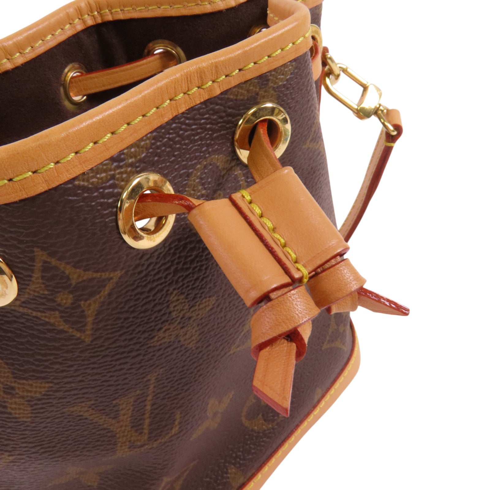 LOUIS VUITTON Monogram Nano Noe金扣手挽肩背兩用袋