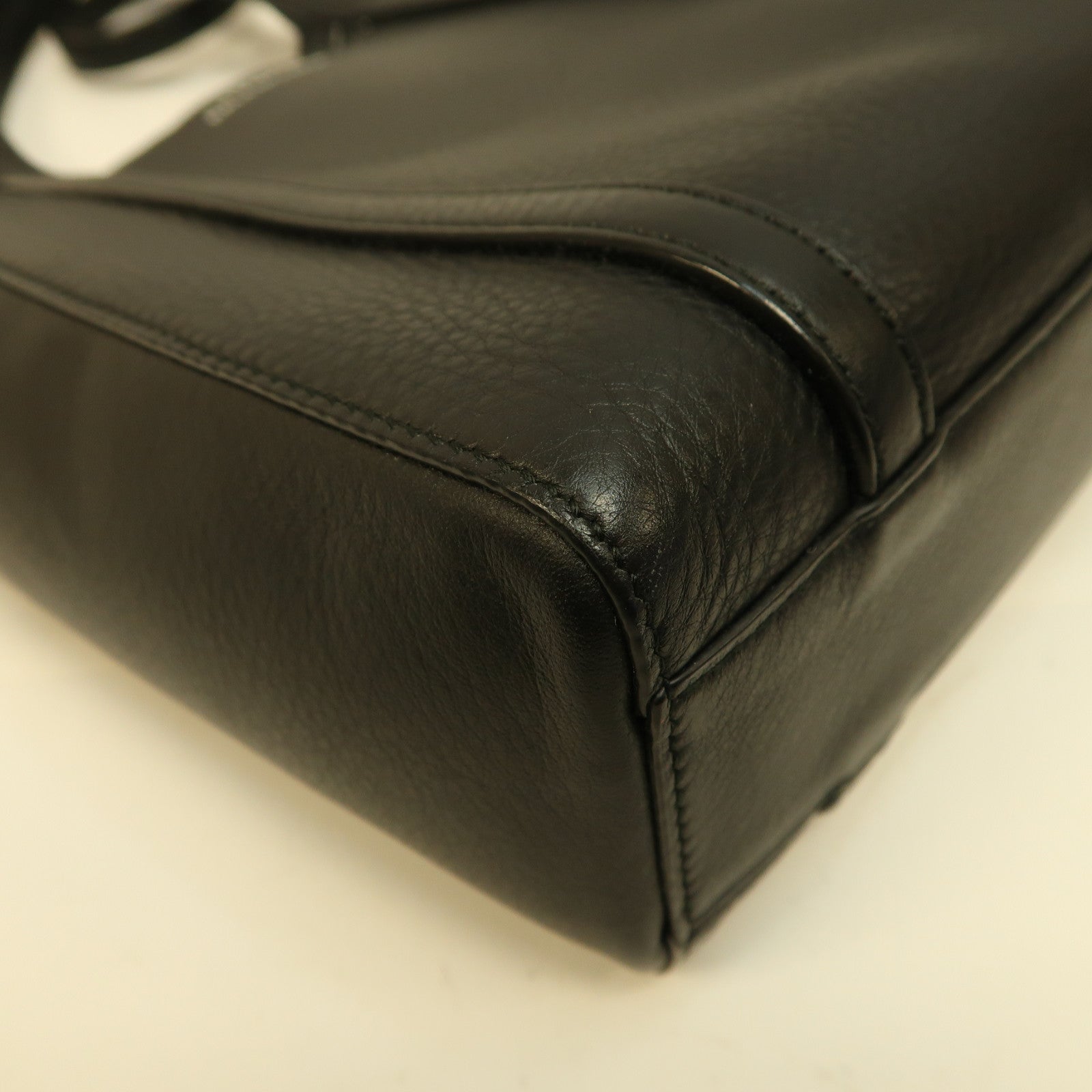 BALENCIAGA 【激減優惠】牛皮皮革Everyday Tote銀扣手挽肩背兩用袋黑色