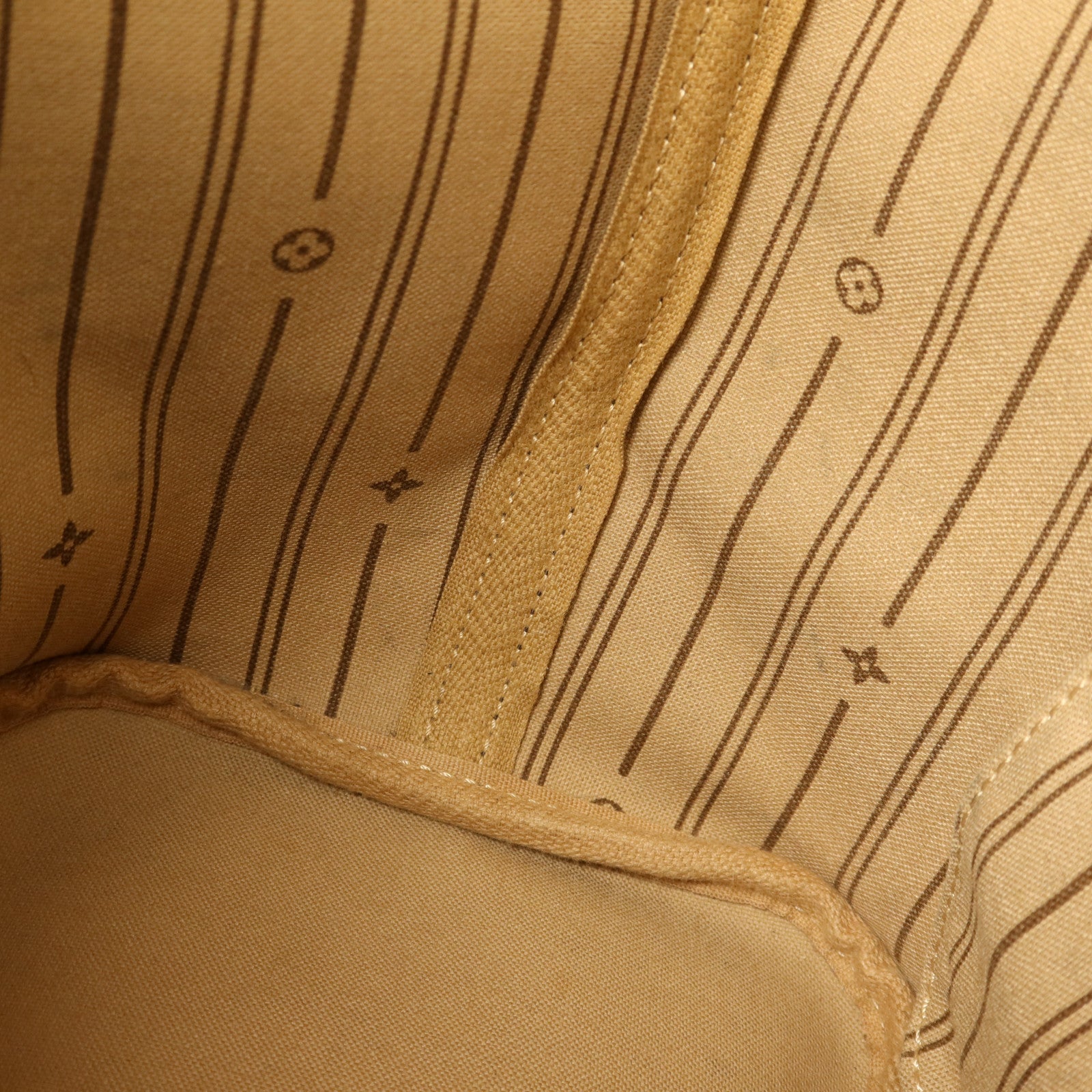 LOUIS VUITTON Monogram Neverfull MM金扣手挽袋