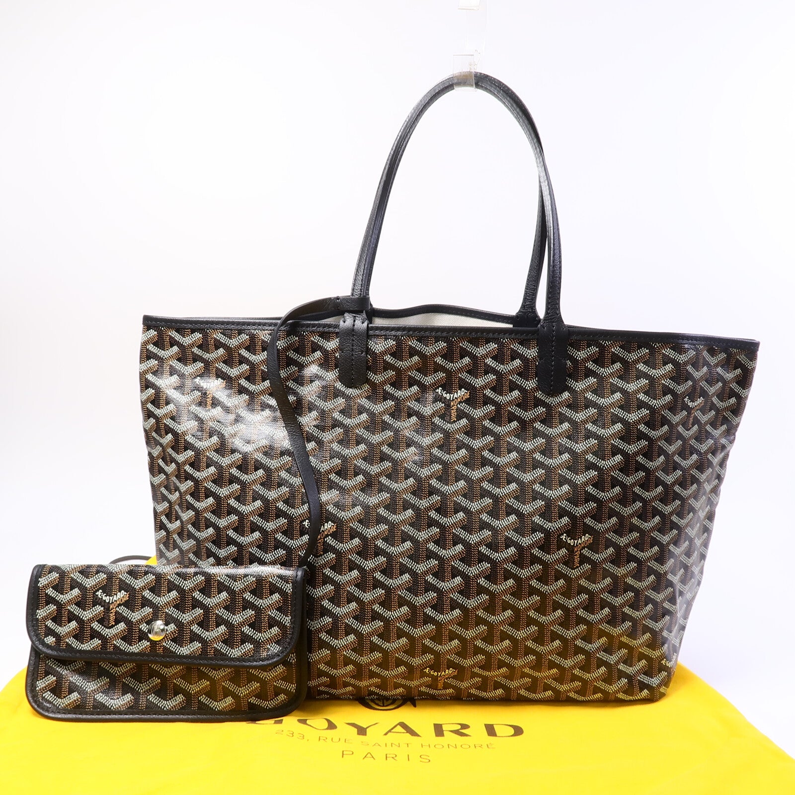 GOYARD 塗層帆布Saint Louis PM手挽袋