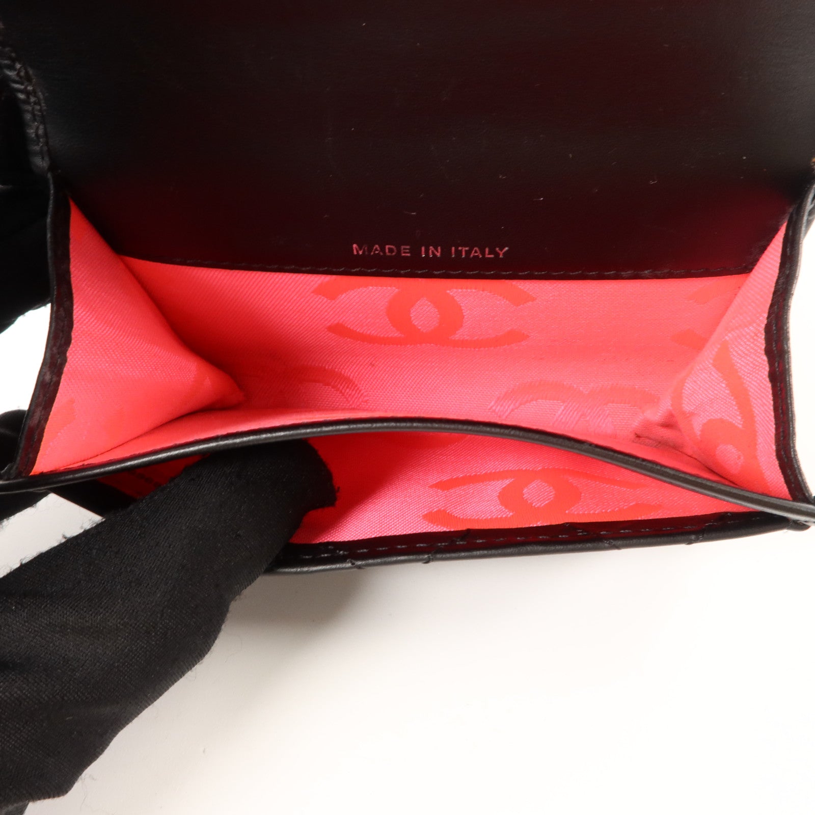 CHANEL 牛皮皮革Cambon Card Case卡片套