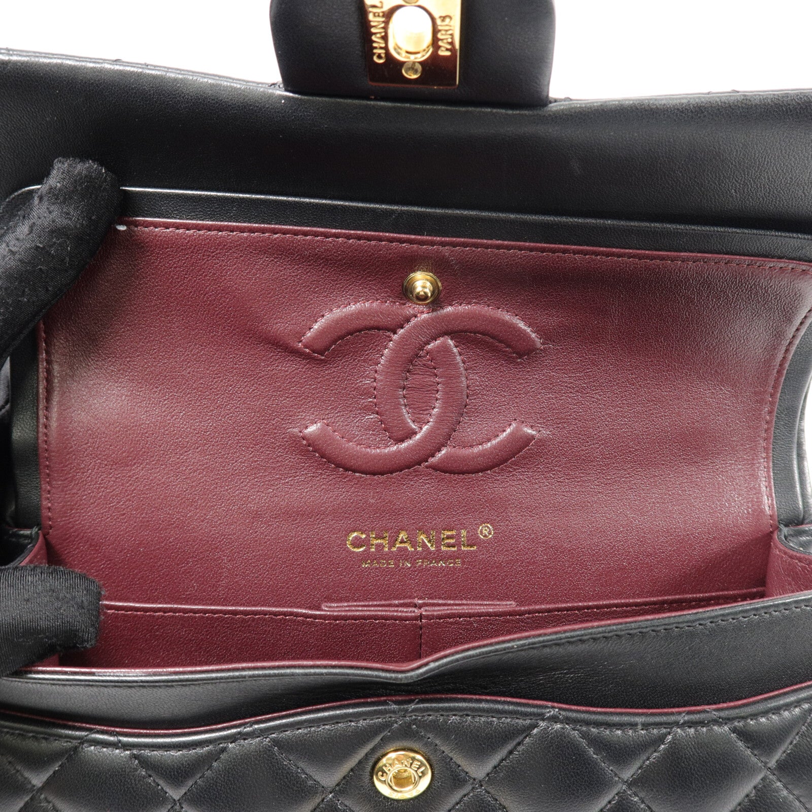 CHANEL 羊皮皮革Classic 23鏈帶肩背袋