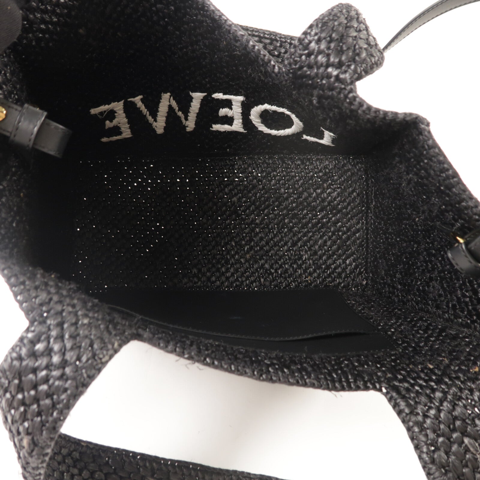 LOEWE Raffia Font Medium手挽肩背兩用袋