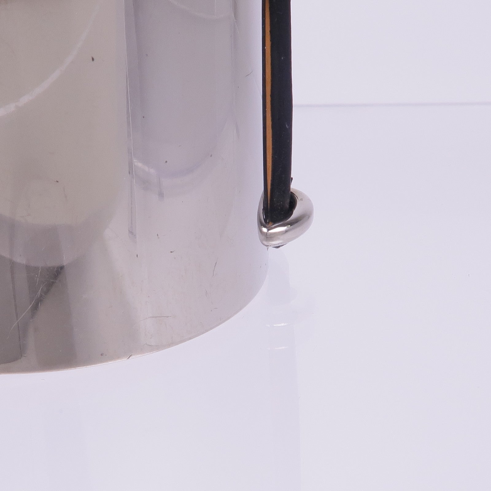 HERMES 牛皮皮革/金屬Bracelet手帶