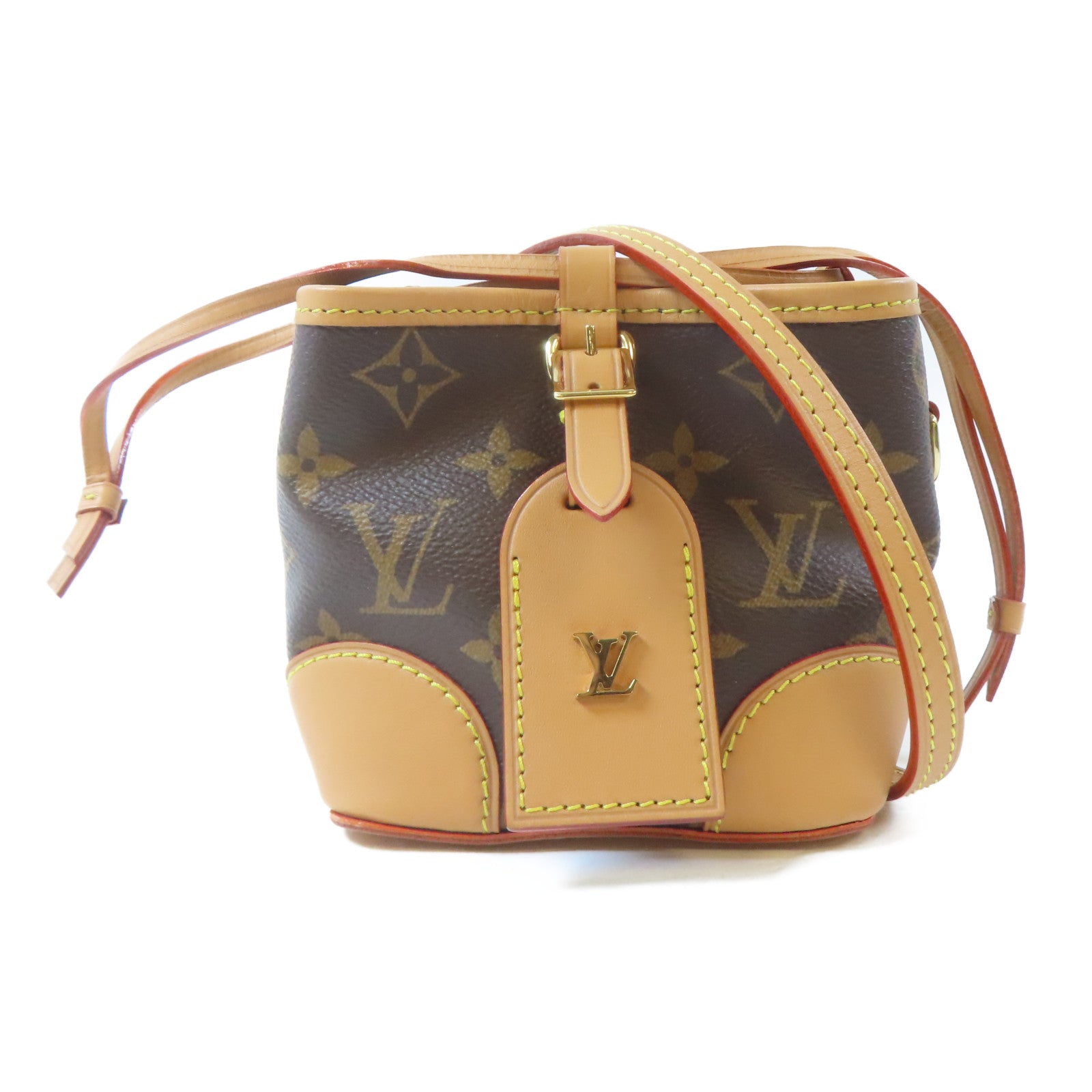 LOUIS VUITTON Monogram Noe Purse金扣肩背袋啡色