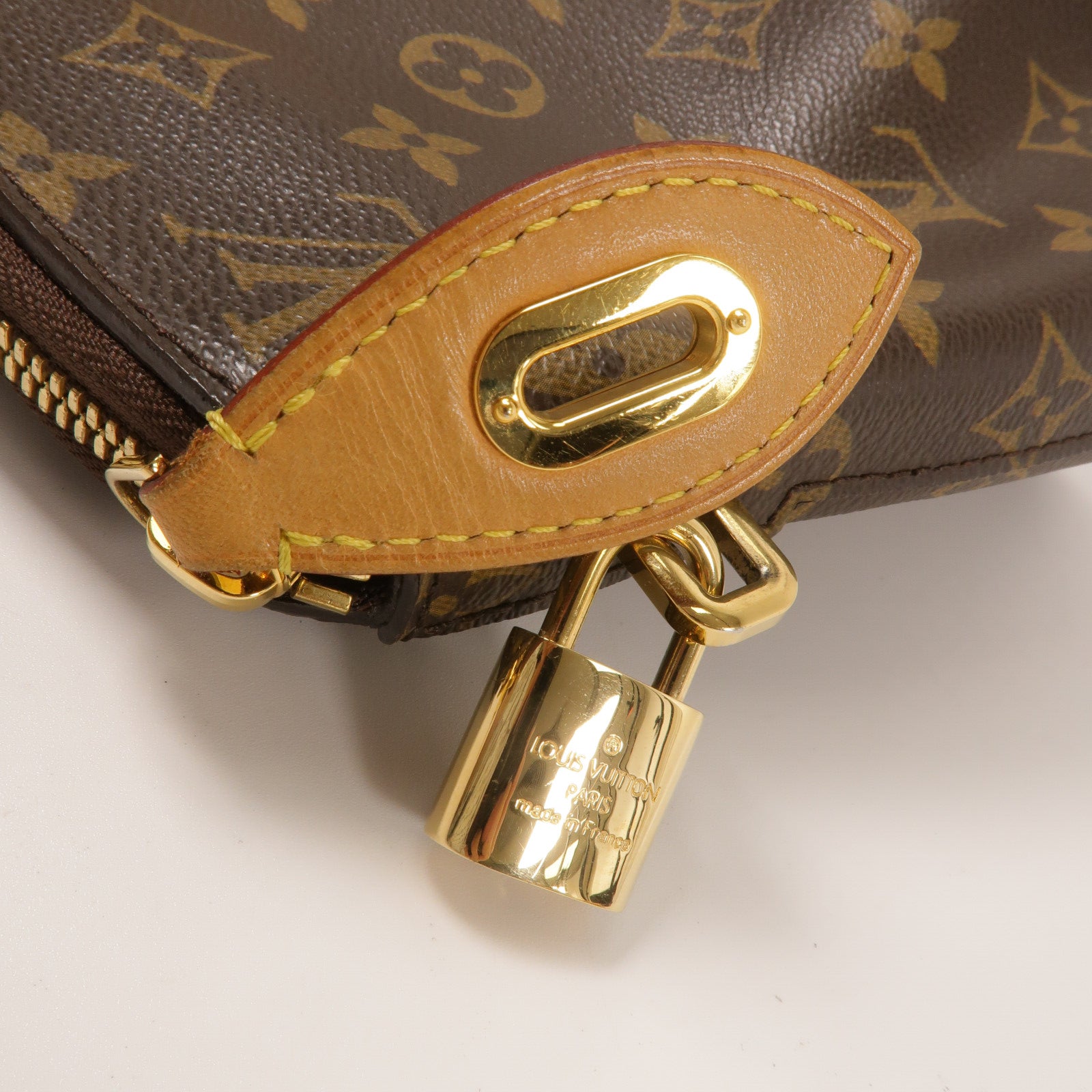 LOUIS VUITTON Monogram Lockit MM手挽袋