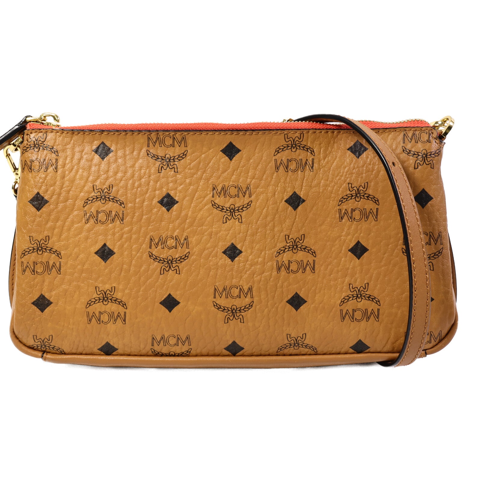MCM 塗層帆布Shoulder Bag肩背袋