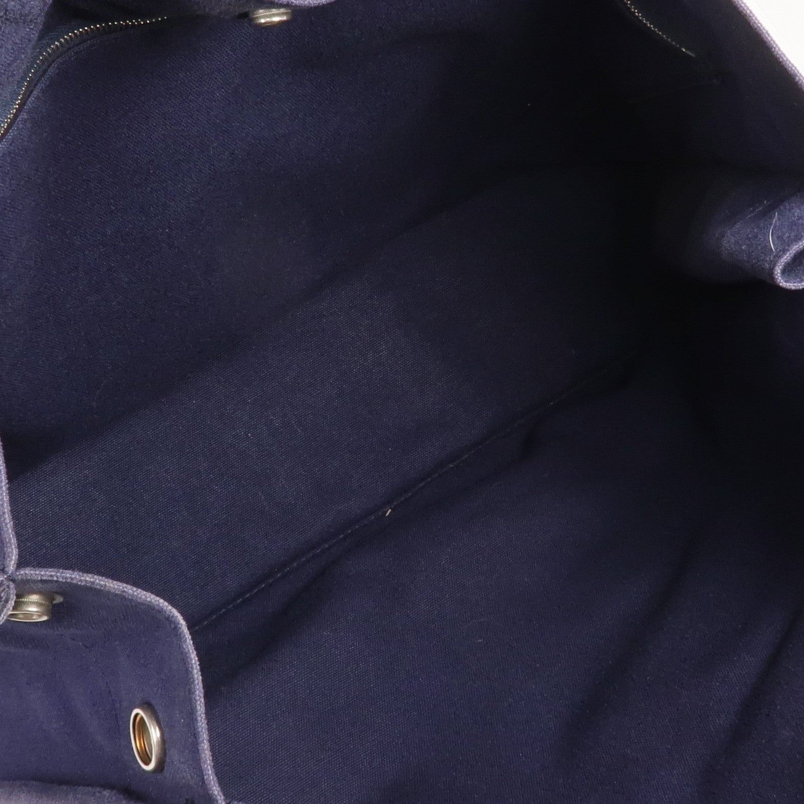 HERMES 帆布Herline MM銀扣手挽袋