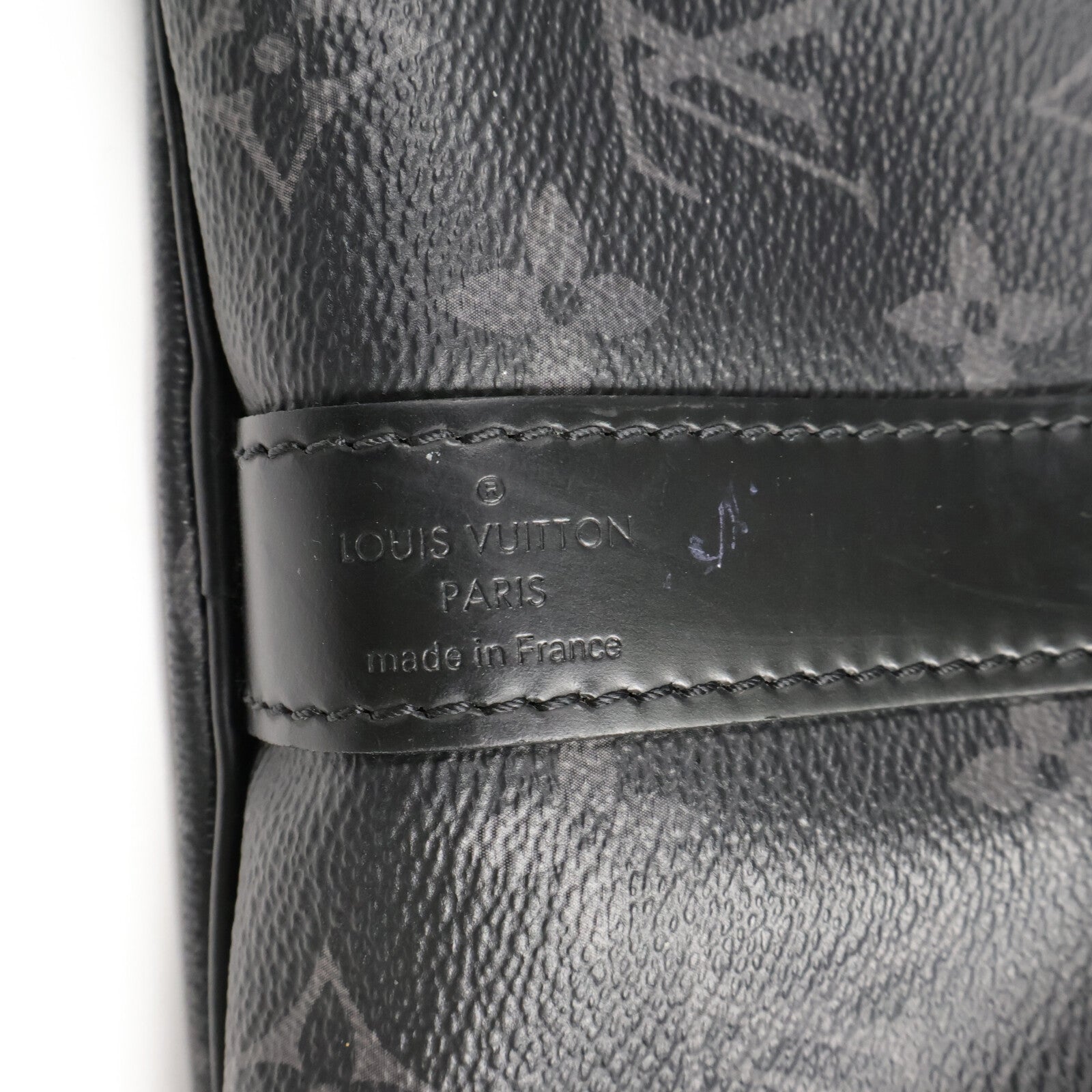 LOUIS VUITTON Monogram Eclipse Keepall Bandouliere 45手挽肩背兩用袋