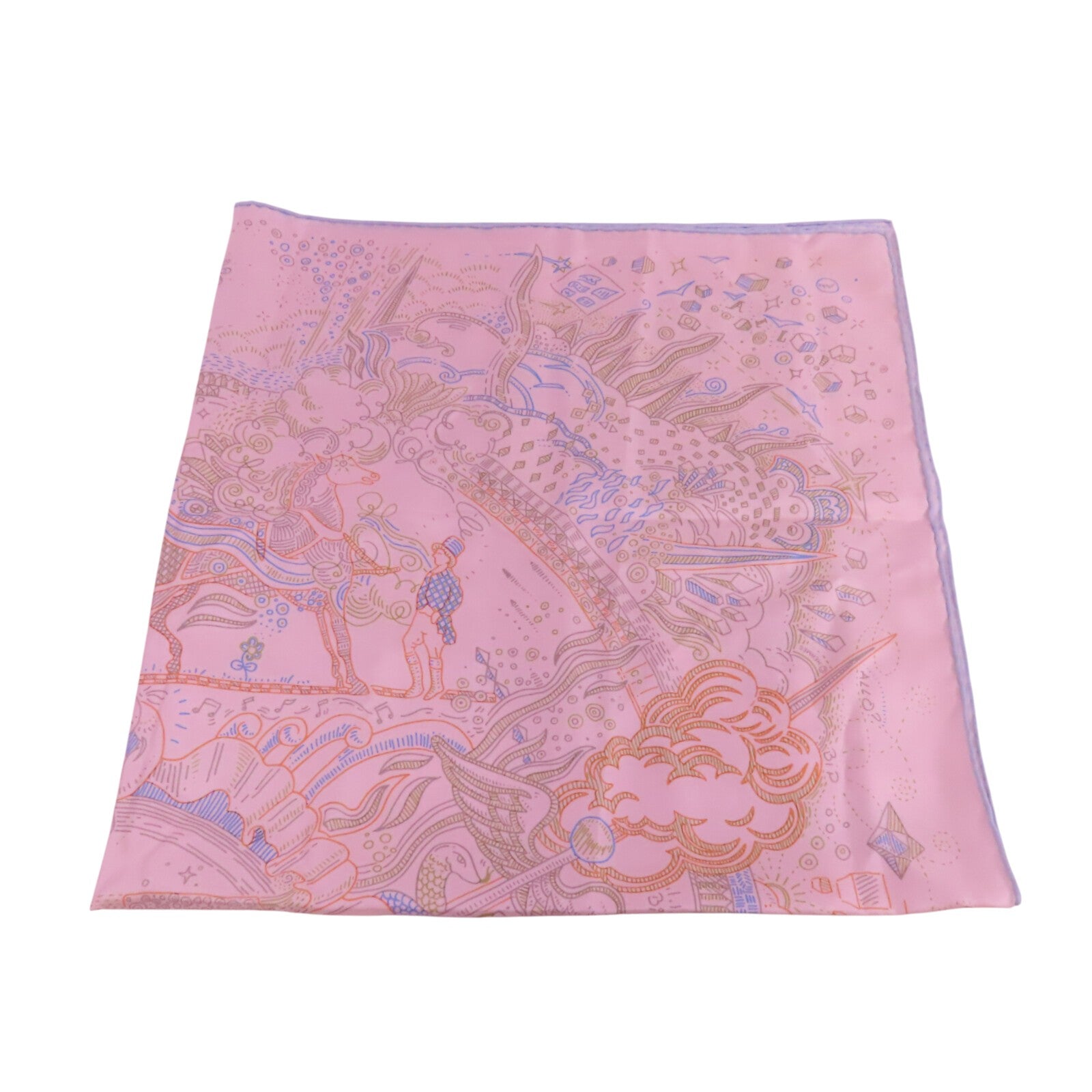 HERMES 絲質Scarf 90x90絲巾