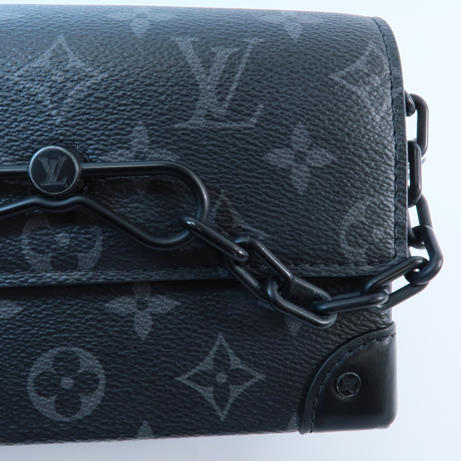 LOUIS VUITTON Monogram Eclipse Steamer Wearable Wallet肩背袋