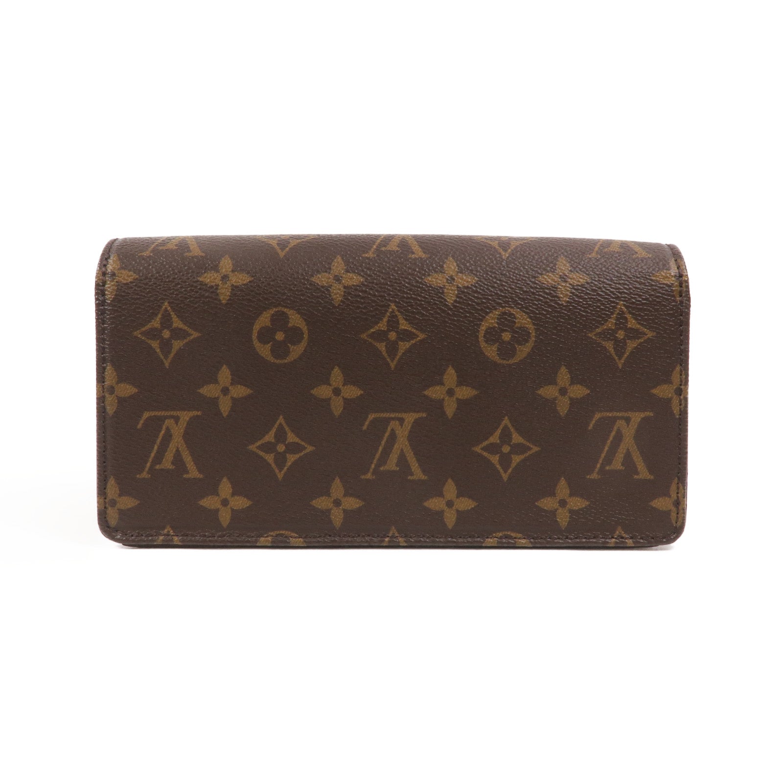 LOUIS VUITTON Monogram Wallet On Chain Lily鏈帶肩背袋