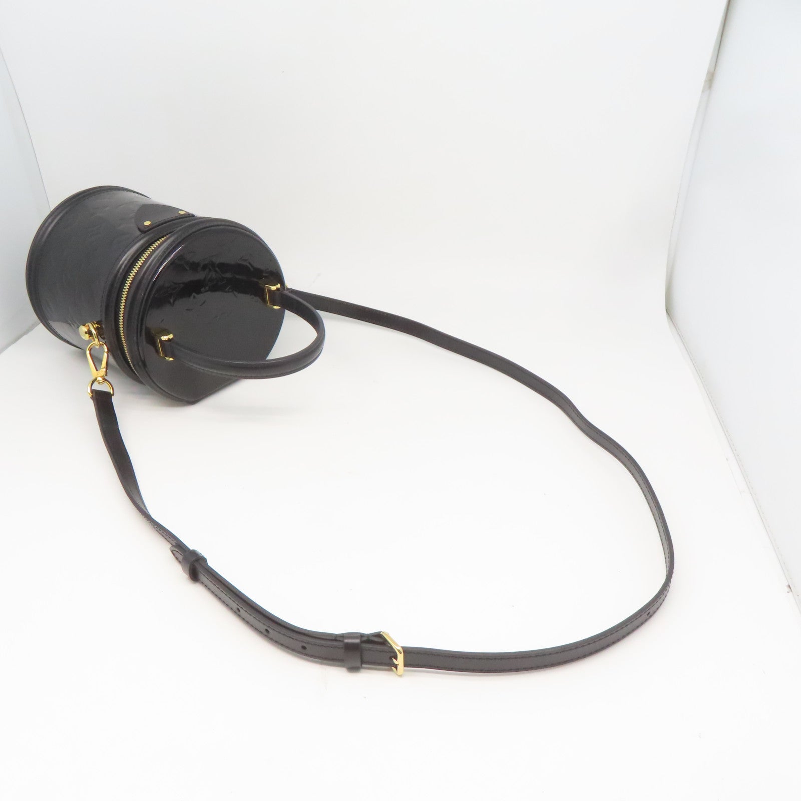 LOUIS VUITTON **【激減優惠】Monogram Vernis Cannes金扣手挽肩背兩用袋黑色