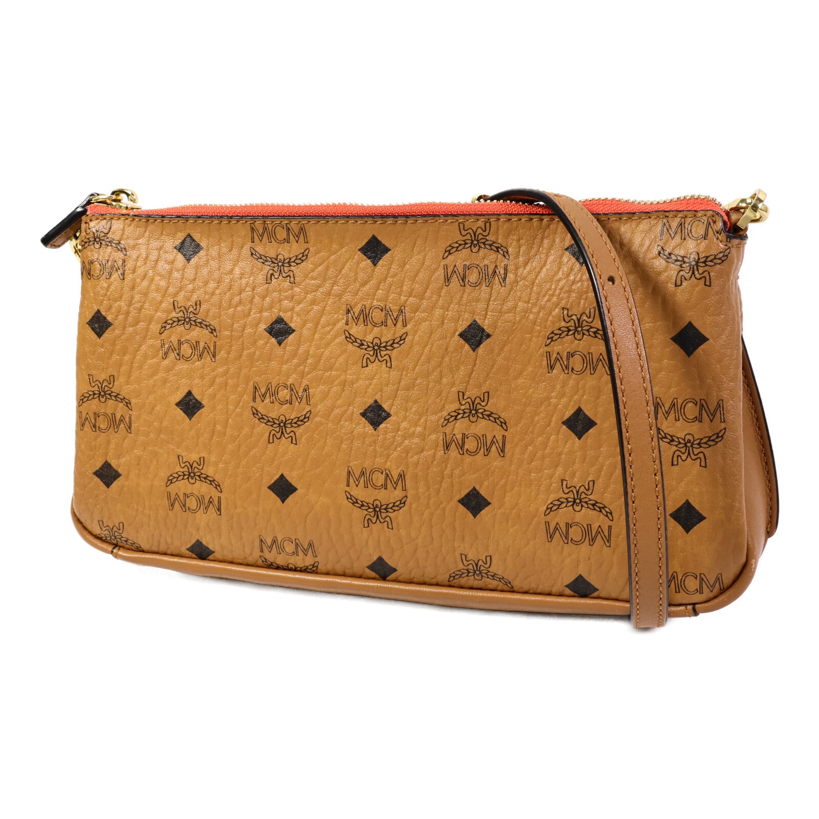MCM 塗層帆布Shoulder Bag肩背袋