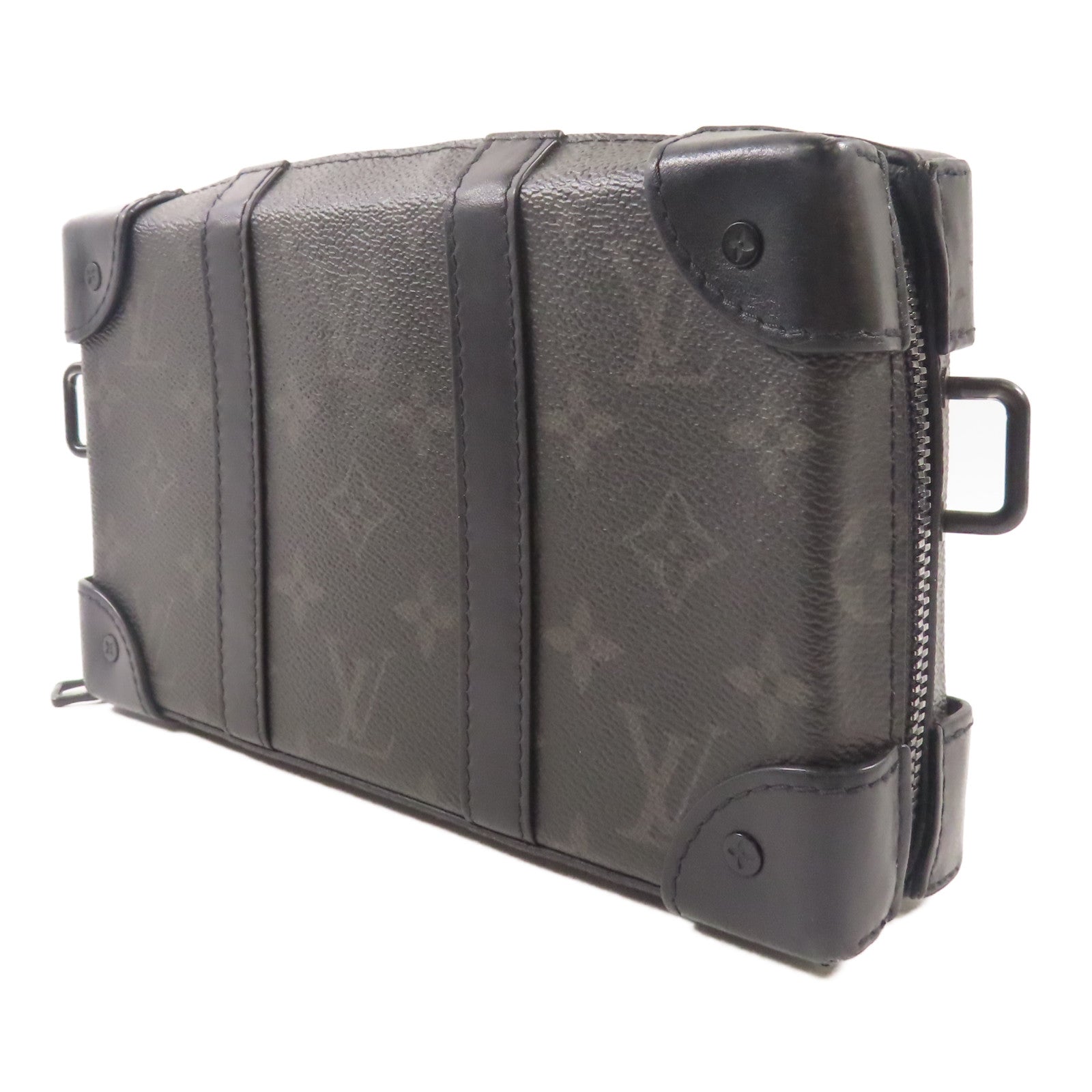 LOUIS VUITTON Monogram Eclipse Soft Trunk Wallet肩背袋