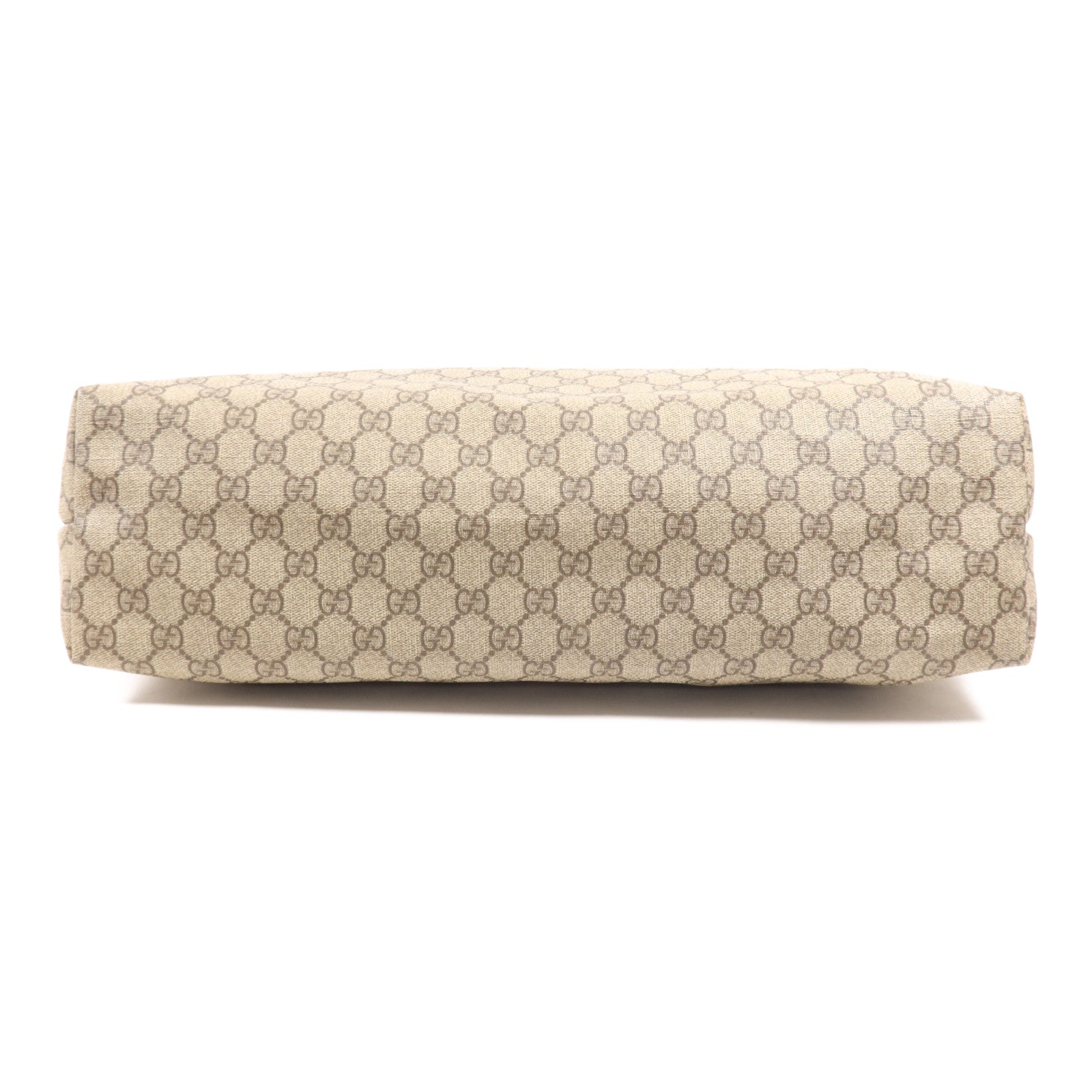 GUCCI 塗層帆布Tote Bag銀扣手挽袋