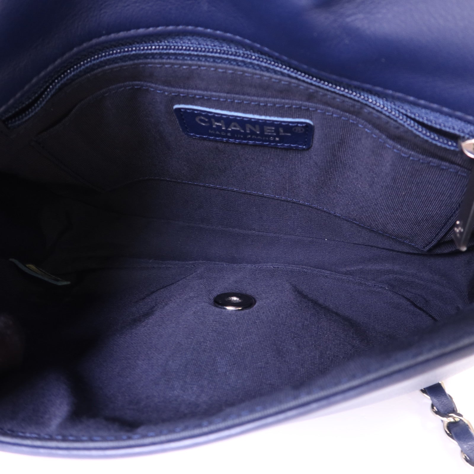 CHANEL 【激減優惠】羊皮皮革Chain Shoulder Bag銀扣鏈帶肩背袋