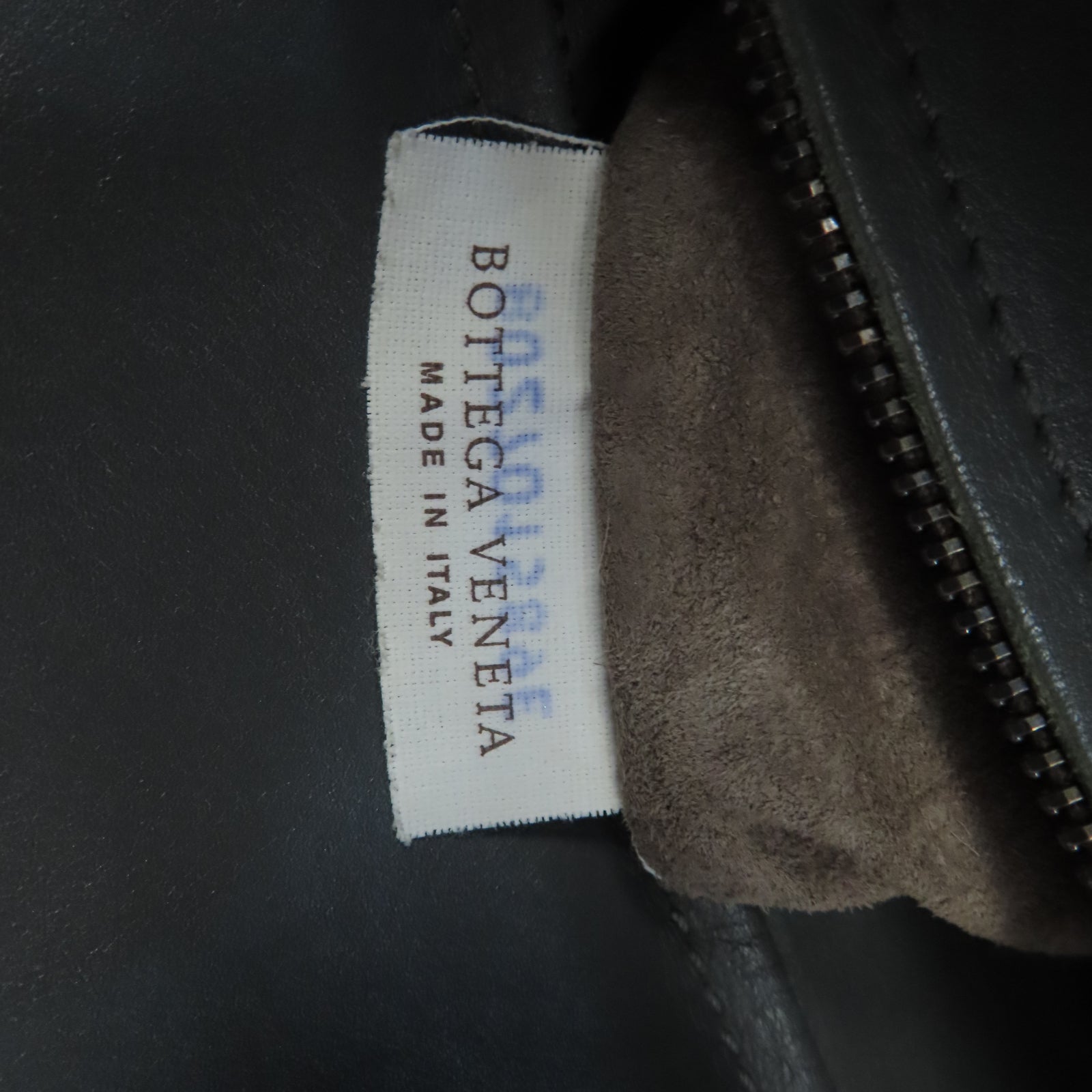 BOTTEGA VENETA 牛皮皮革Hand Bag銀扣手挽袋灰色