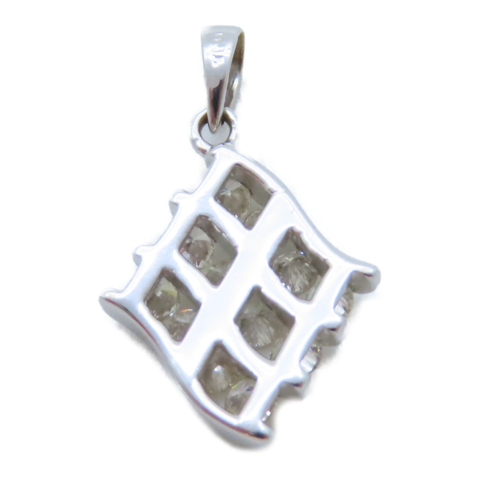 JEWELRY 18K白金Diamond Top 1.7g鑽石吊墜