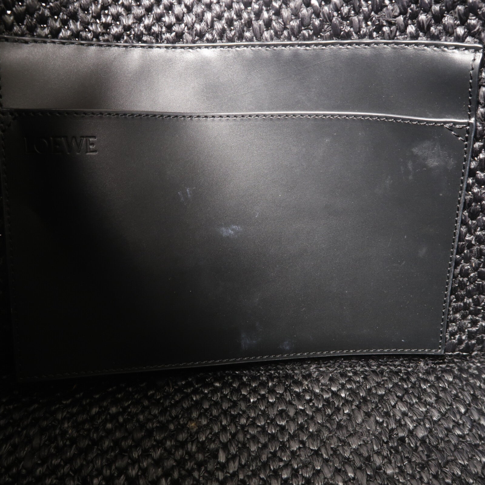 LOEWE Raffia Font Medium手挽肩背兩用袋