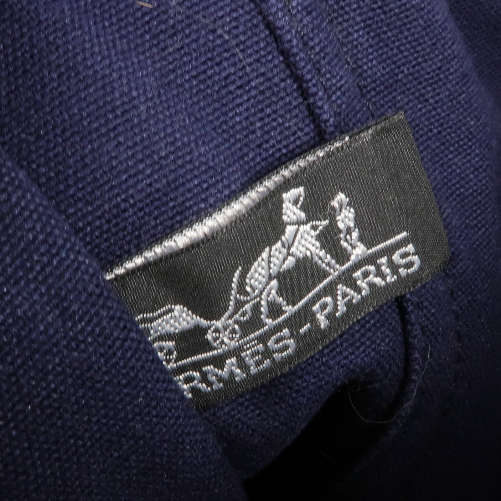 HERMES 帆布Herline MM銀扣手挽袋