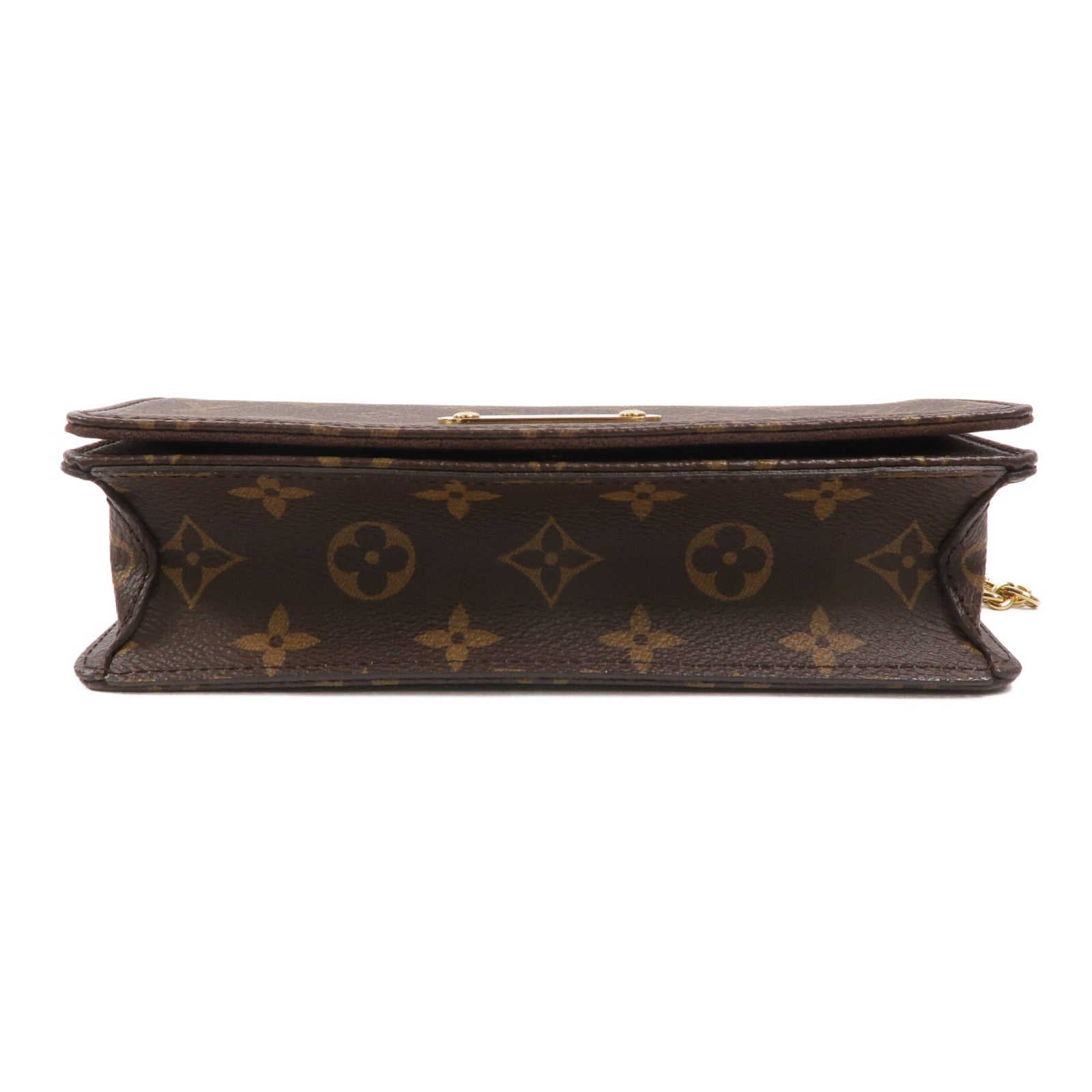 LOUIS VUITTON Monogram Wallet On Chain Lily鏈帶肩背袋