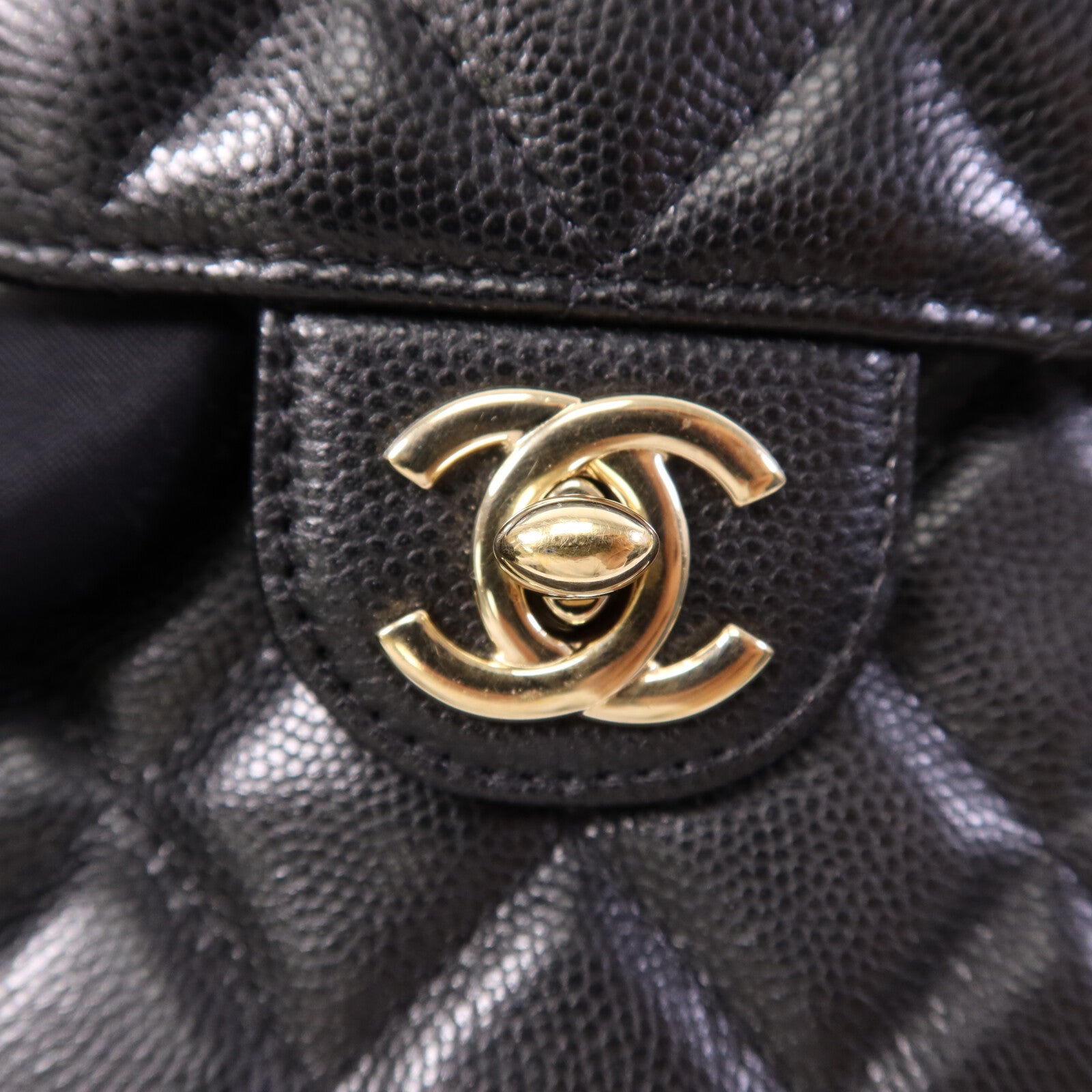 CHANEL 牛皮皮革Phone Bag金扣鏈帶肩背袋