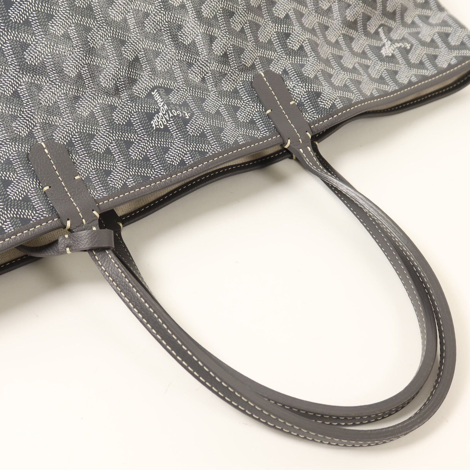 GOYARD 塗層帆布Saint Louis PM銀扣肩背袋